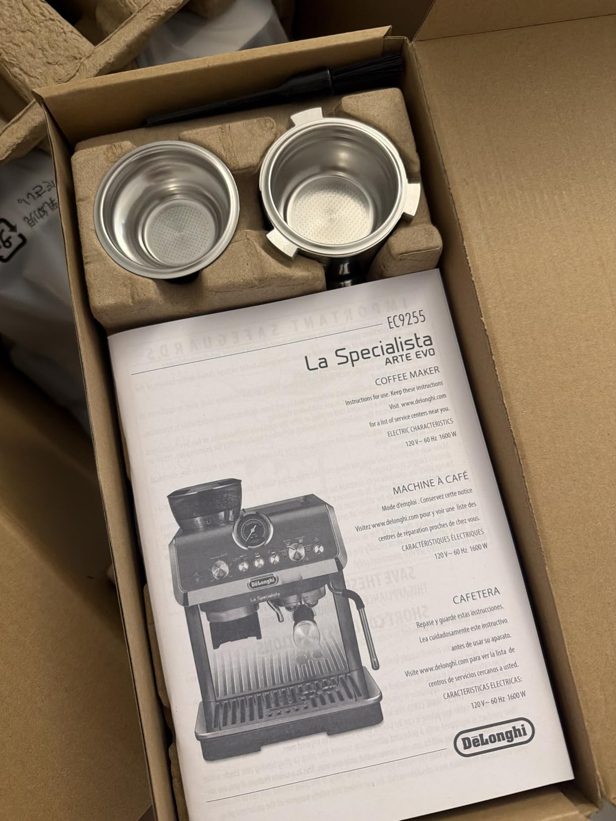 De'Longhi La Specialista Arte Evo Espresso Machine with Coffee Grinder, 4 Preset Recipes, Built-in Grinder, Milk Frother, Barista Toolkit customer photo 1