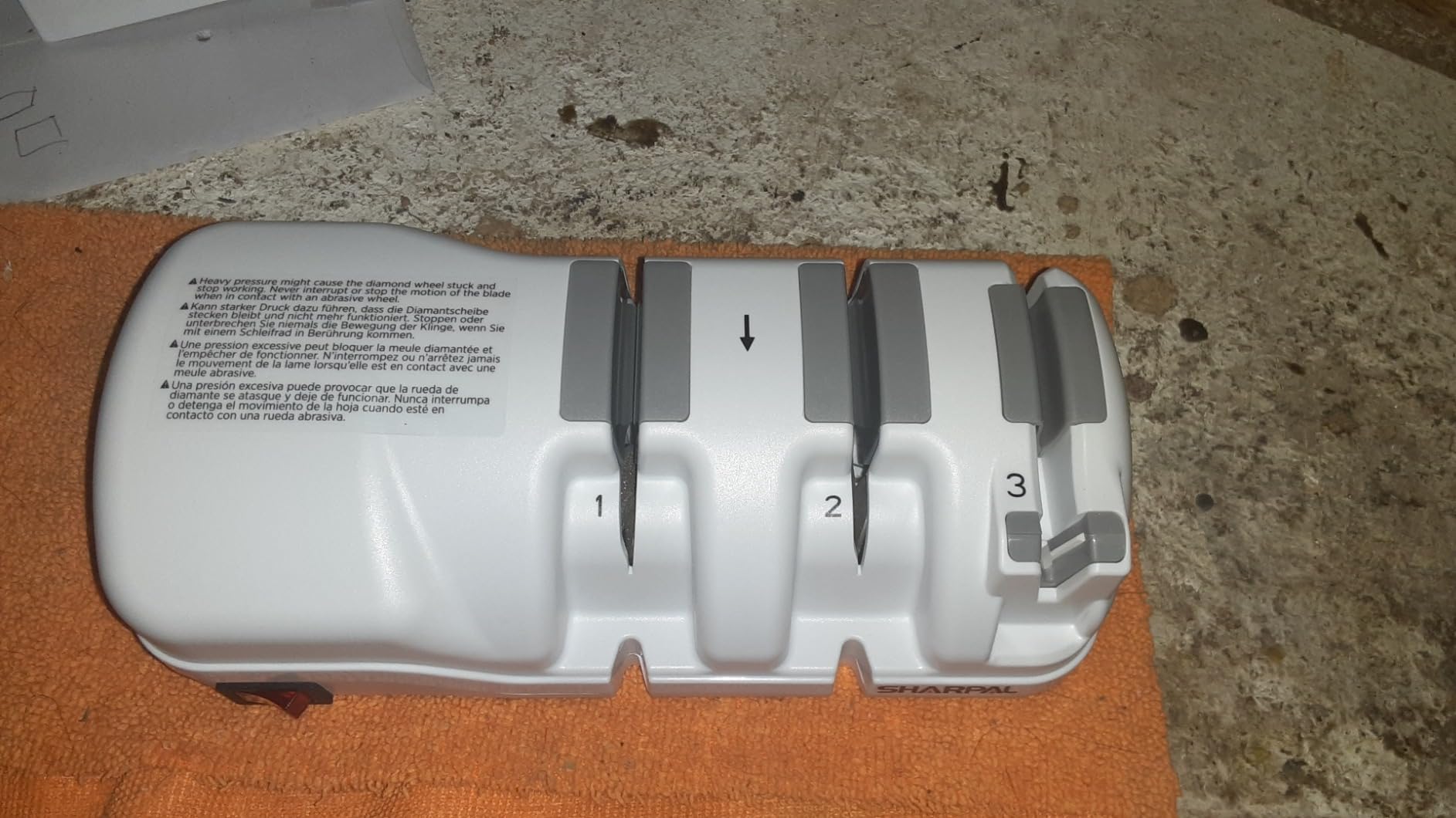 SHARPAL 198H Electric Knife Sharpener 3 Stage with Diamond Wheels customer photo 1
