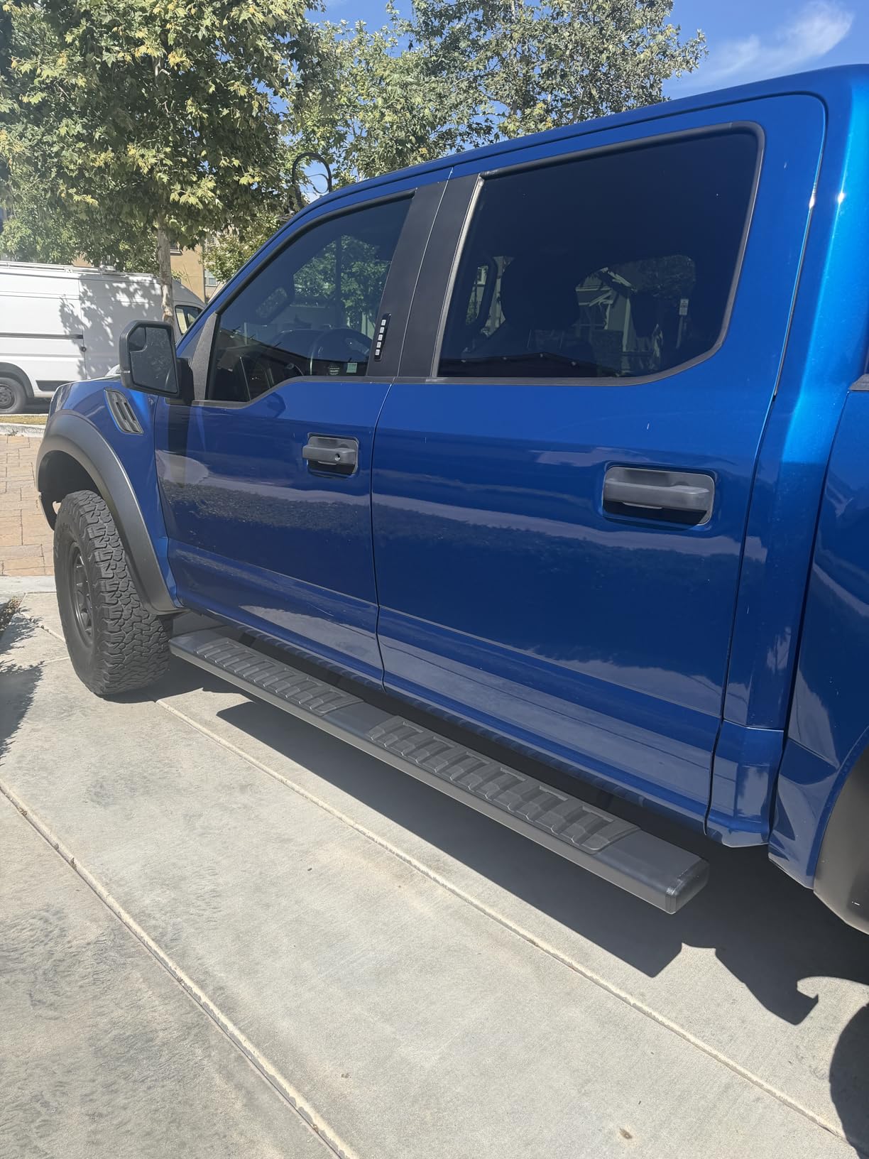 AUTOSAVER88 6 Inches Running Boards for 15-26 Ford F150 SuperCrew Cab | Fit 17-26 F250 F350 Crew Cab, 6In Aluminum Side Steps, 450Lbs Truck Nerf Bars, Black Textured Step Rails, Grooved Anti-Slip customer photo 2