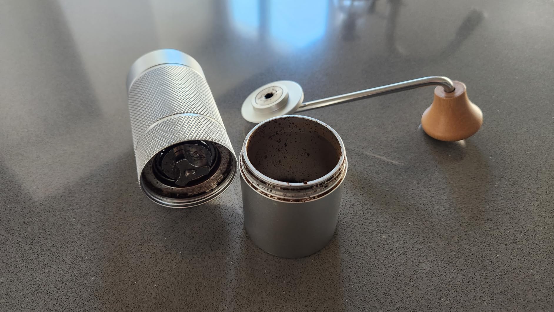 M6 Manual Coffee Grinder for Espresso Pour Over French Press Moka | Conical Burr, 24 Adjustable Settings, All-Metal Body, Portable Hand Grinder for Travel, Camping, Home & Office, 25g Capacity customer photo 2