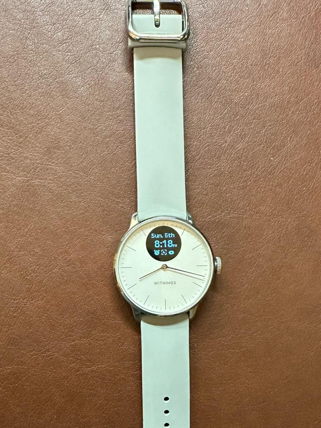 Withings ScanWatch Light - Hybrid Smart Watch, Heart Rate Monitoring, Fitness Tracker, Cycle Tracker, Sleep Monitoring customer photo 1