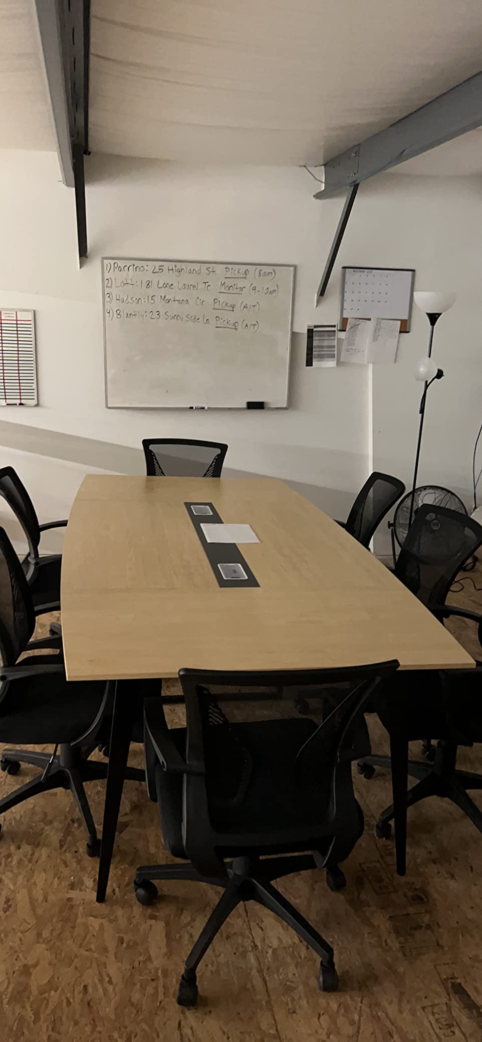 Tribesigns 6FT Conference Table, Rustic Rectangle 70.8