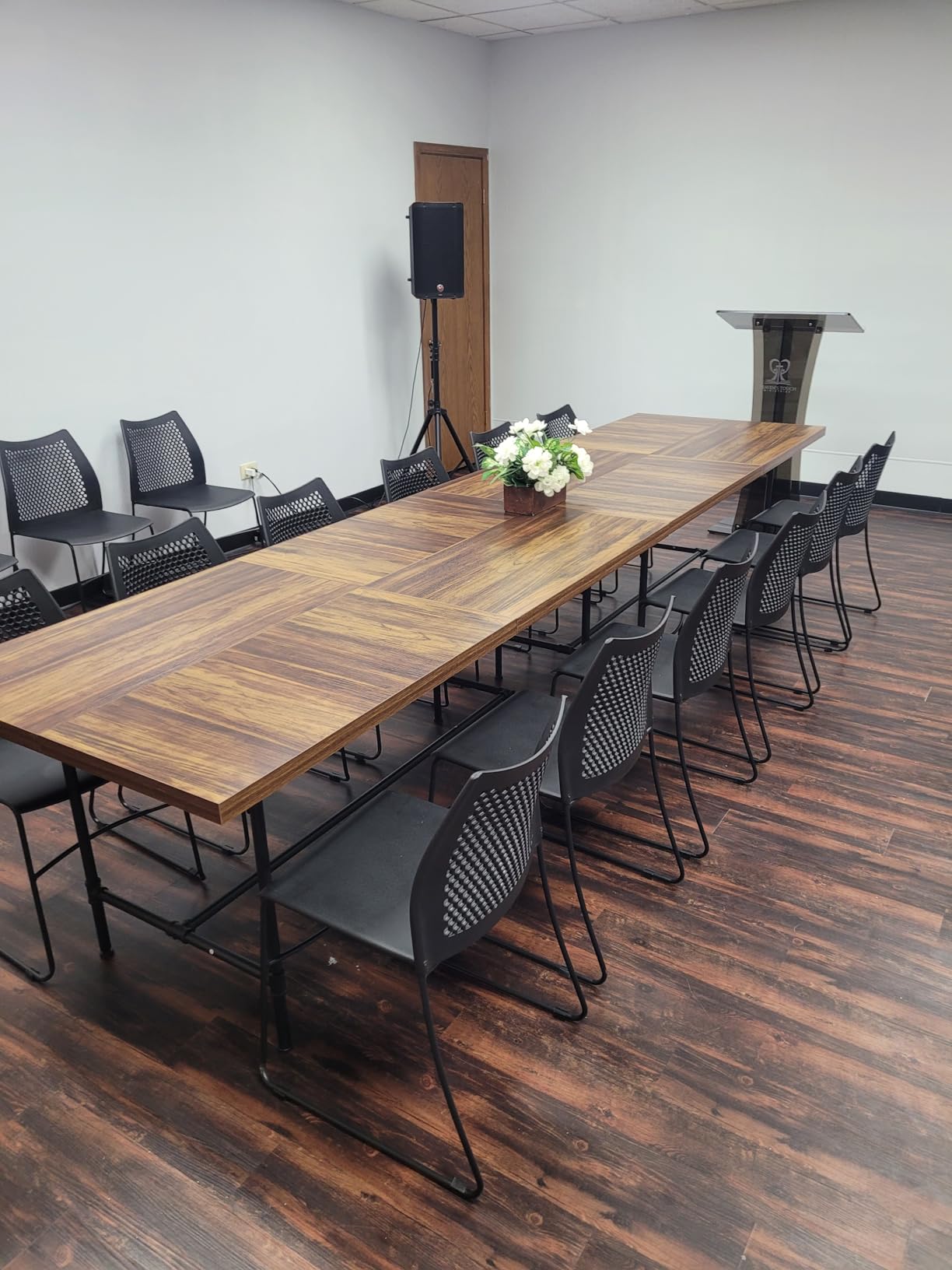 Tribesigns 6FT Conference Table, Rustic Rectangle 70.8