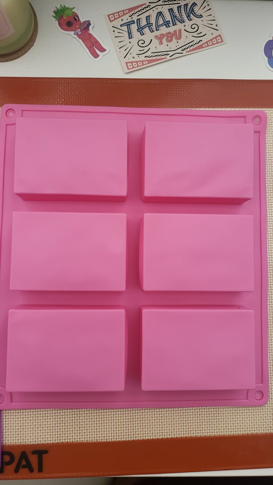 HKNMTT Chocolate Bar Molds Silicone Classic 4 Pack, Snap Candy Bars Making Mould Set, BPA Free Soy Candle Wax Melt Durable Mold Easy Release Non-Stick for Protein and Energy DIY Handmade Gifts customer photo 1