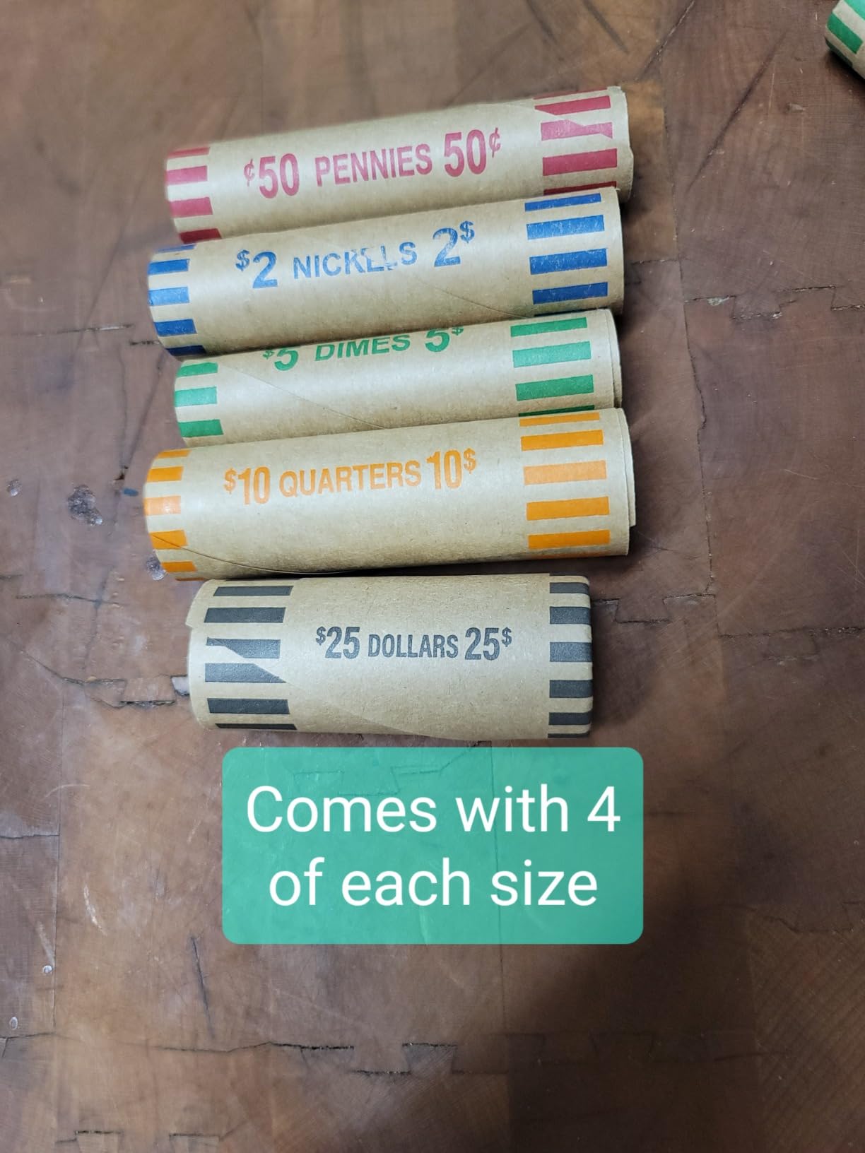 Byteen8 Coin Counter Coin Sorter Tube｜Creative 5-in-1 Change Sorter Coin Organizer｜Change Counter Machine Coin Roller｜Coin Bank Holder Coin Wrappers｜Super Easy to Use & Accurate customer photo 1