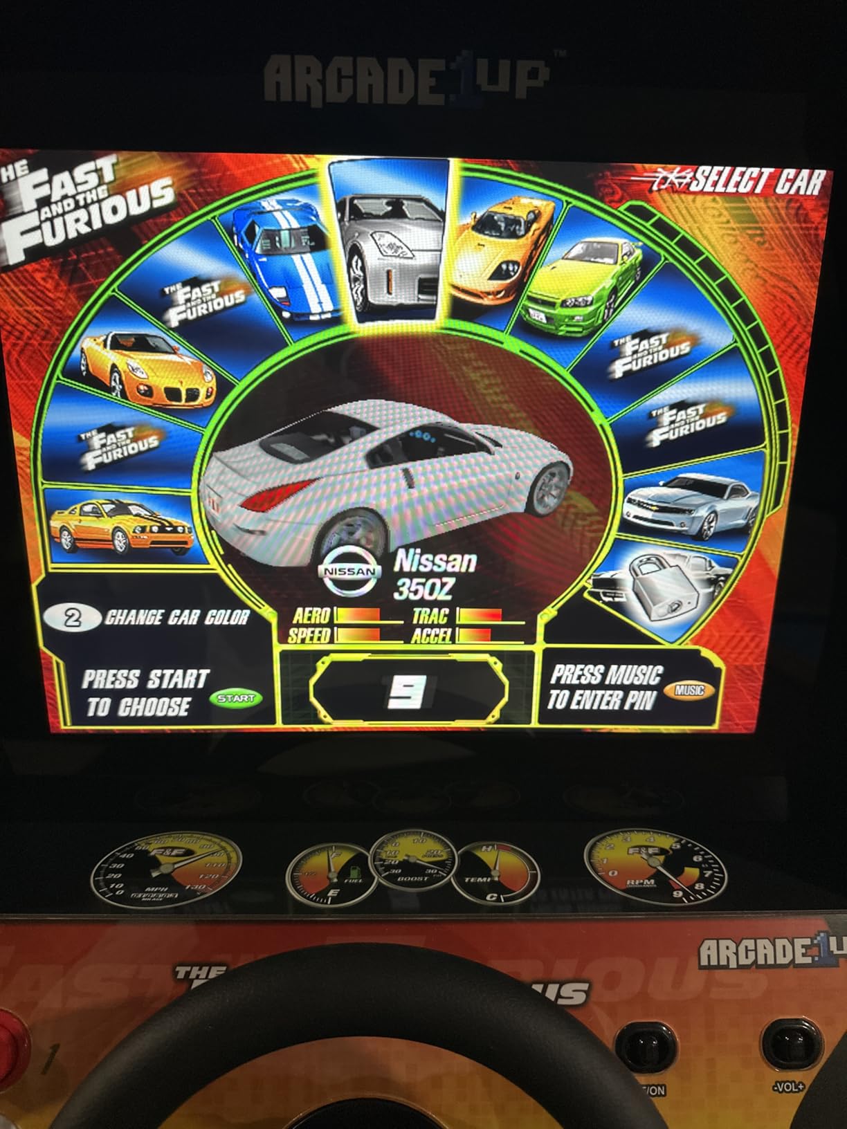 Arcade1Up The Fast and The Furious Deluxe Arcade Machine Gaming Cabinet with Steering Wheel, 4-Position Gear Shift and Wi-Fi Leaderboards customer photo 1