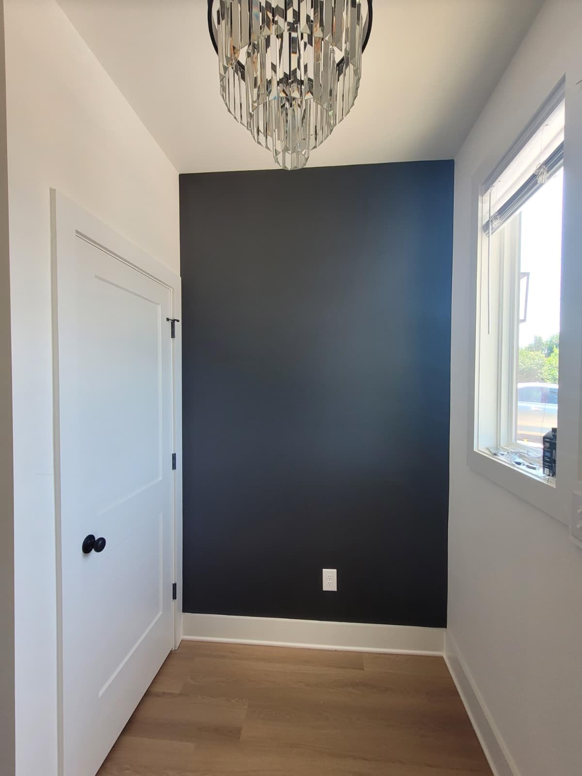 Large Crystal Chandelier Modern Black 30
