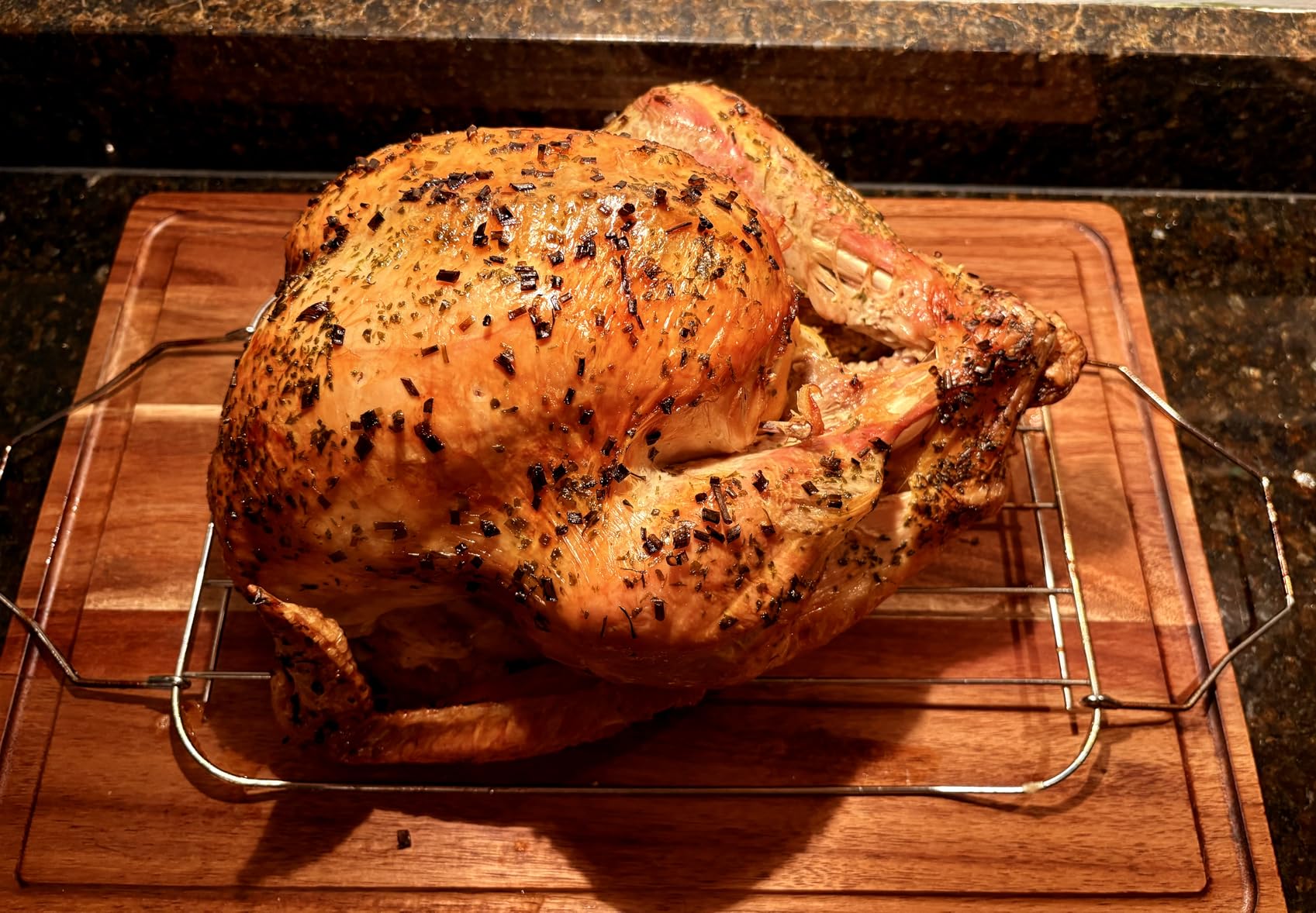 RoyalCraft 26-Quart Electric Roaster Oven with Visible Self-Basting Lid, Turkey Roaster Oven with Removable Pan and Rack, Perfect for Large Meals and Holiday Feasts, Red customer photo 1
