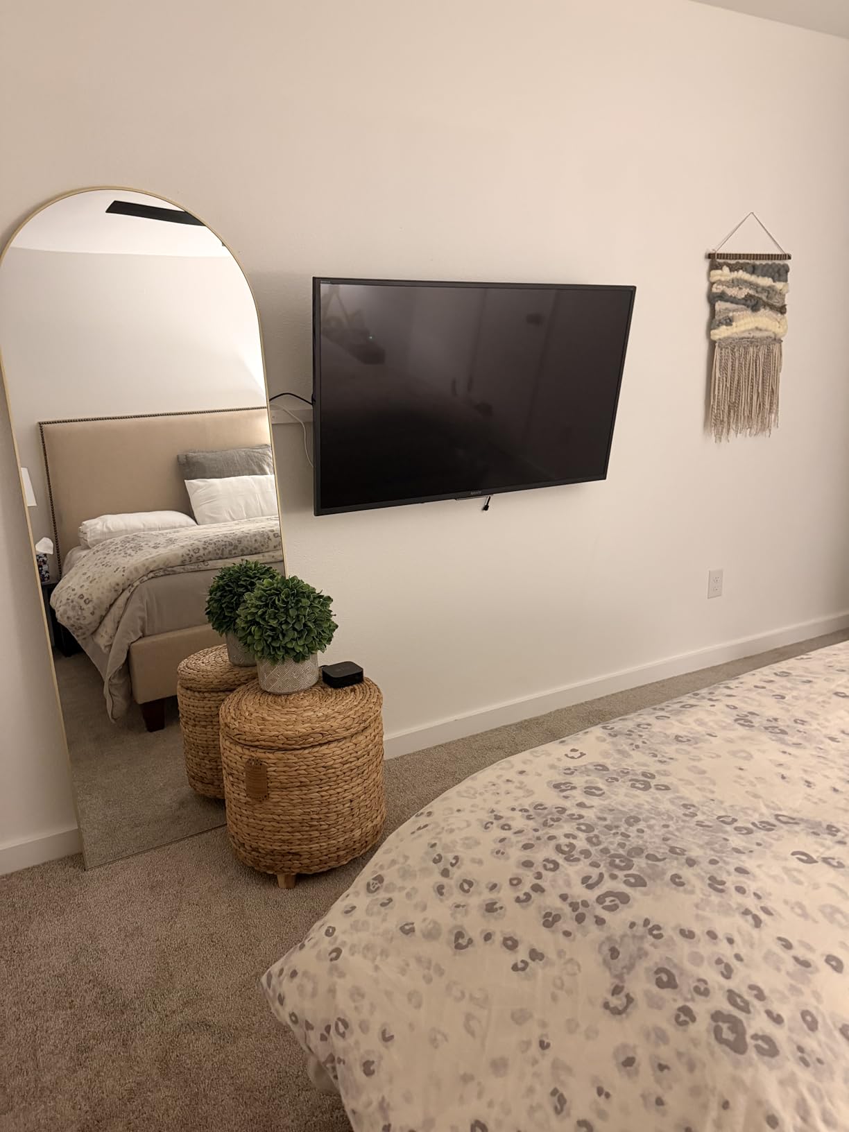 Dewfig Arched Full Length Mirror, 76