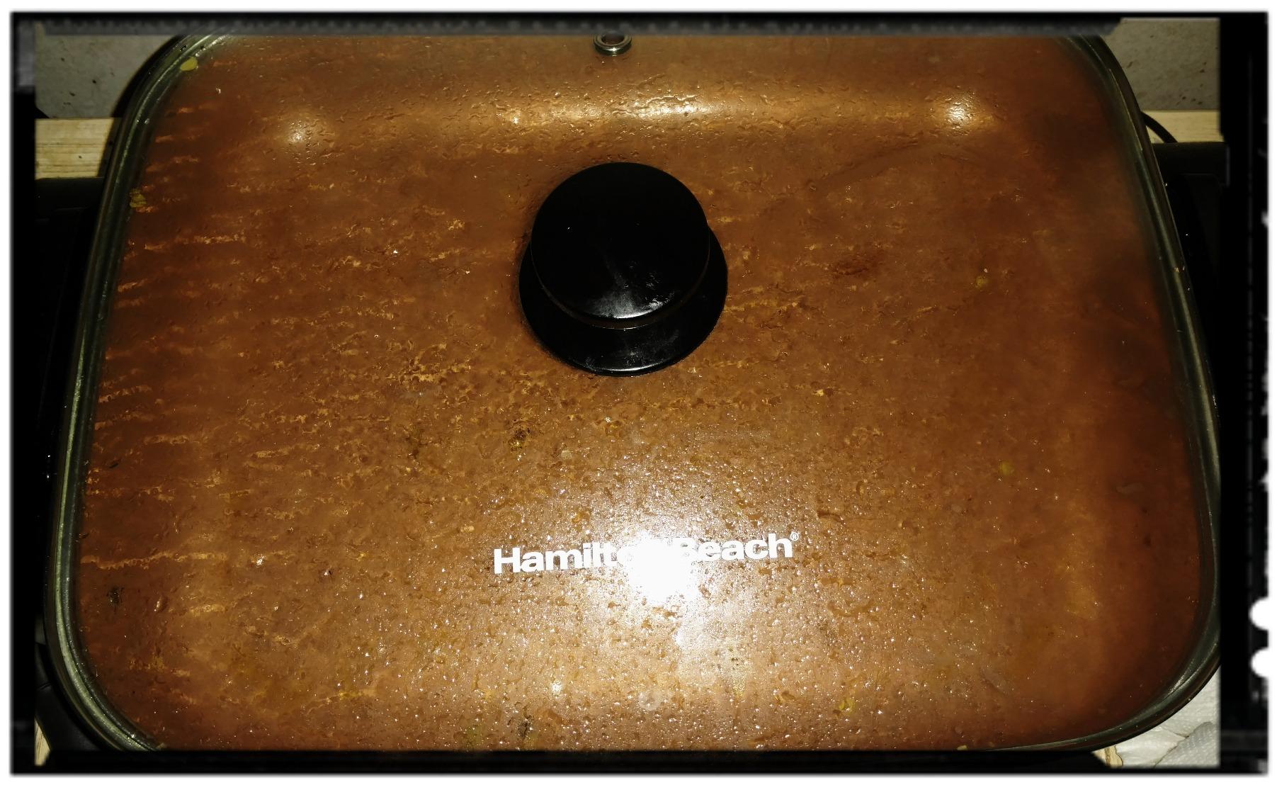 Hamilton Beach Large Electric Skillet With Lid | PFAS-Free Durathon Ceramic 12