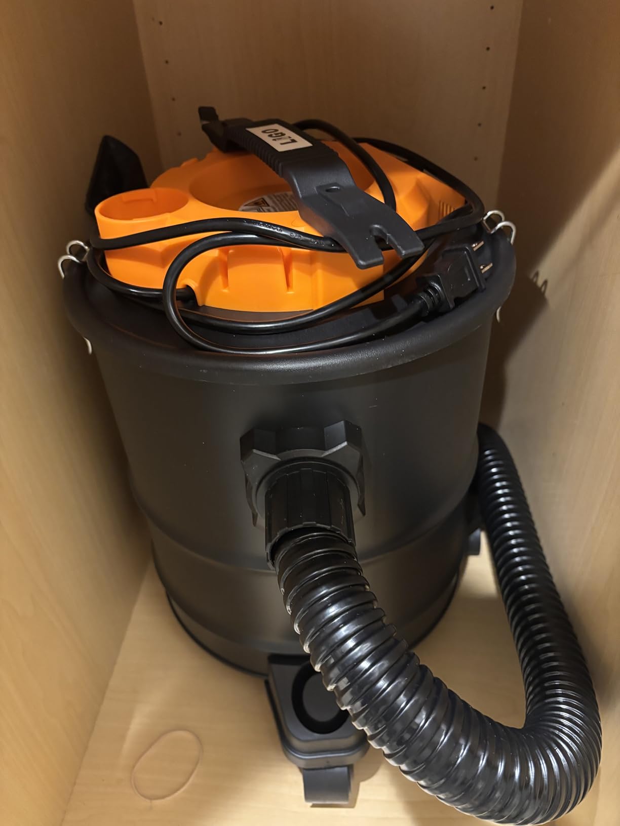 LIGO Ash Vacuum, Pellet Stove Vacuum Cleaner with Blower Function, 3.3 Gallon 1000W, Washable Filter and HEPA Filter, with 3 Swivel Casters, Ash Dust Collector for Pellet Stoves, Fireplaces customer photo 2