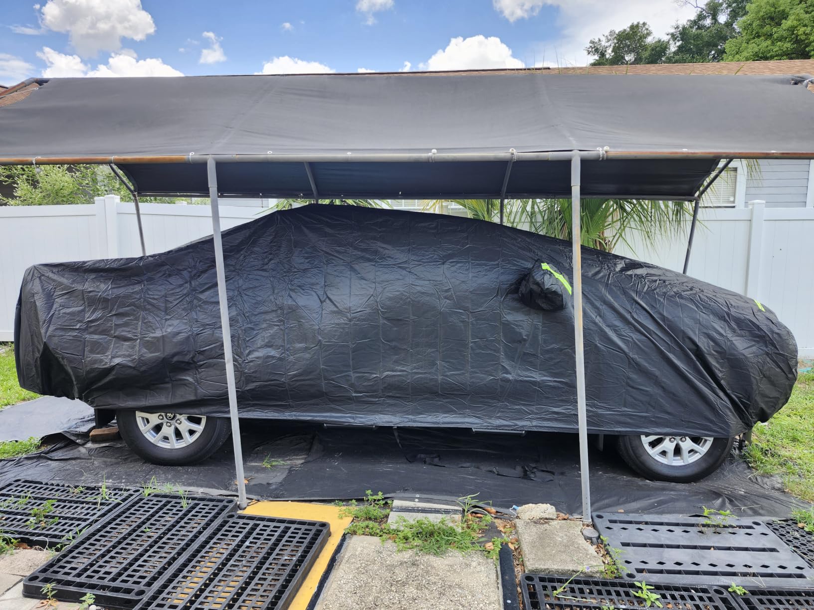 Car Cover Custom Fit for Ford Mustang 1994-2026, for Chevy Camaro 2010-2026, Waterproof All Weather Full Exterior Cover Rain Hail Sun Protector Car Cover with Door Zipper customer photo 2