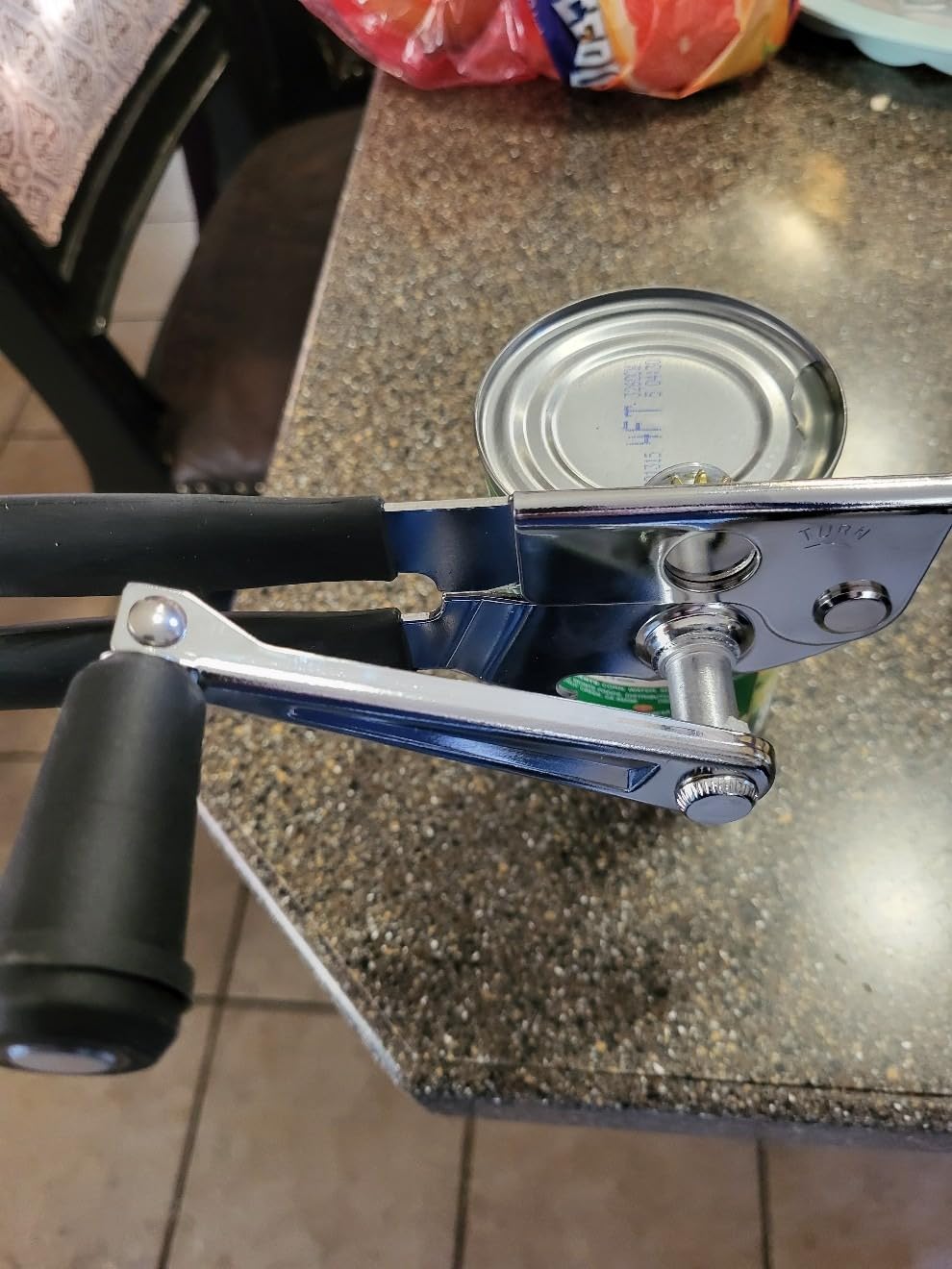 Heavy-Duty Commercial Manual Crank Can Openers, Rubber-Coated Long Handles | Easy to use, Ergonomic, Works Great on #10 Cans, for Restaurants, Home Kitchens, Seniors & Arthritis customer photo 2