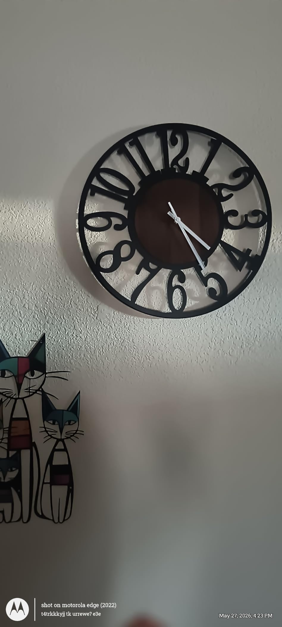 1st owned Large Wall Clock for Living Room Decor- 24