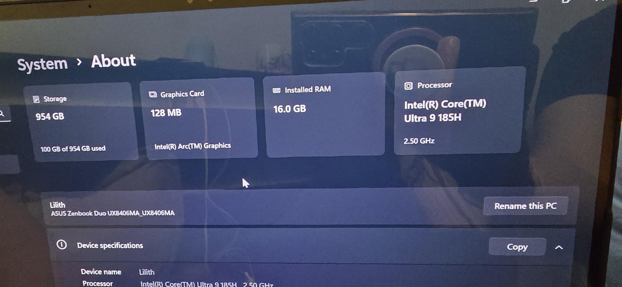 ASUS Zenbook Duo ux8406 AI Powered 14