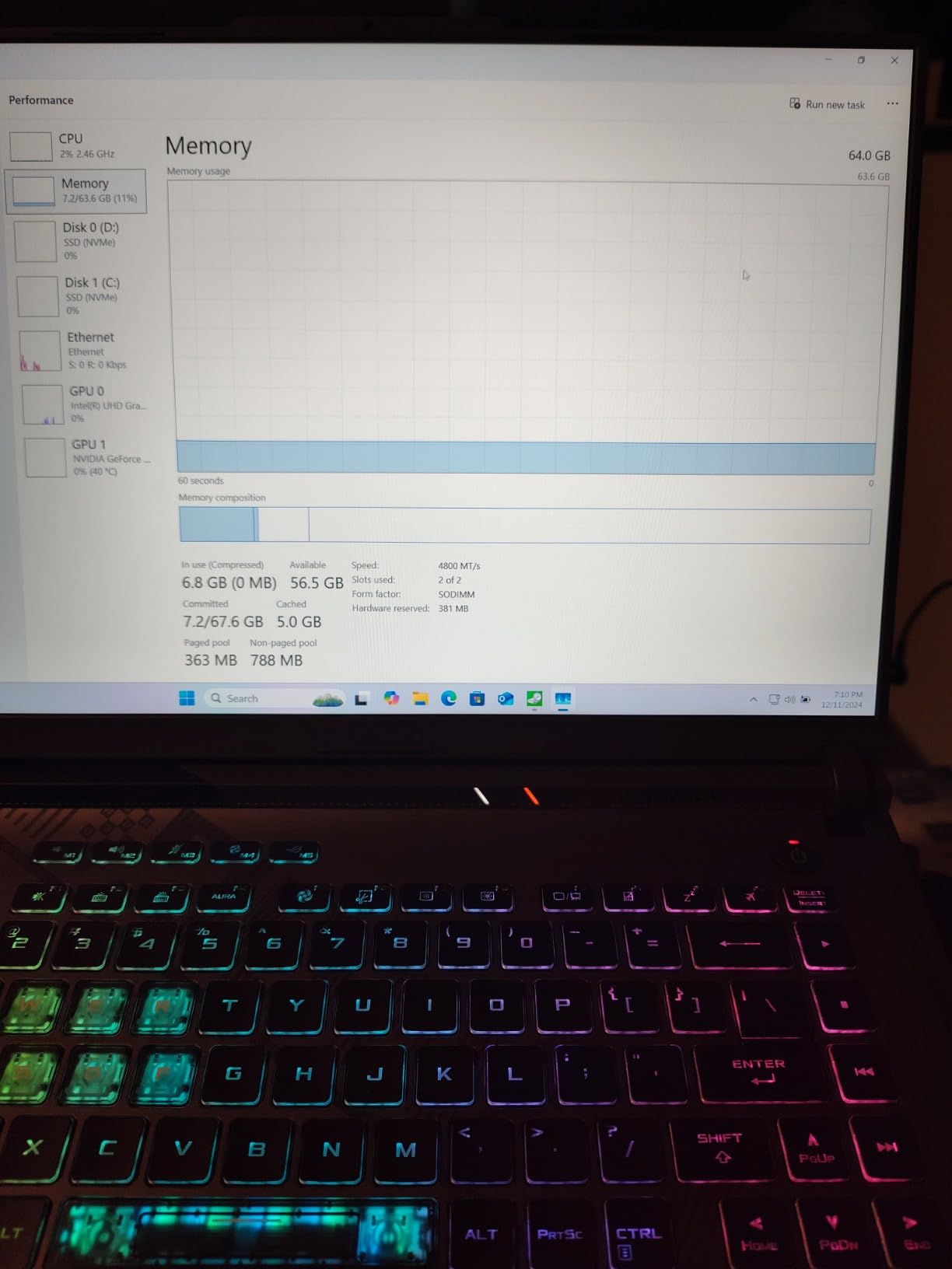 ROG Strix G16 Gaming Laptop, 165Hz Display, NVIDIA GeForce RTX 4060, Intel Core i7-13650HX, 16GB DDR5, 1TB PCIe Gen4 SSD, Wi-Fi 6E, Windows 11, G614JV-AS74 customer photo 2