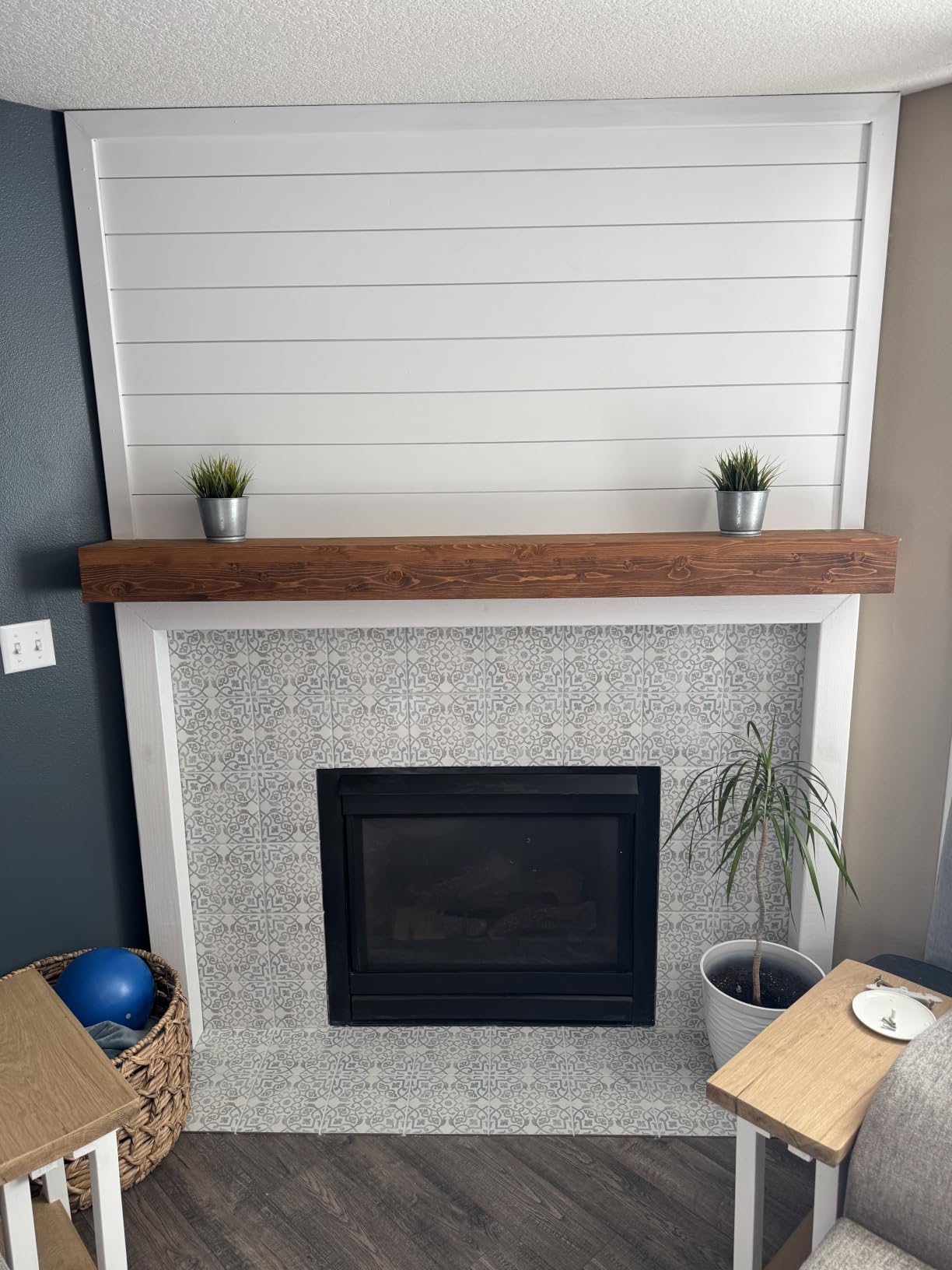 Avana Fireplace Mantel - Wall-Mounted Mantles for Over Fireplace - Farmhouse Fireplace Mantle Shelves - Handcrafted Wood Fireplace Mantels - Floating Fireplace Mantel 72 X 8 X 3 - Rustic Traditional customer photo 2