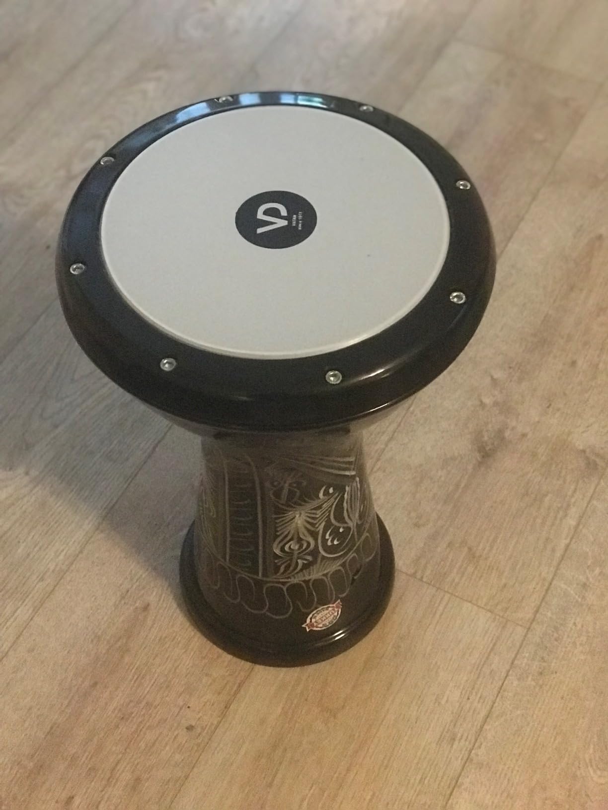 VD® Darbuka/Doumbek Cast Aluminum - Tuning Lugs & Rmvble Head (8 ½ in.) (Anatolian Motifs) customer photo 1