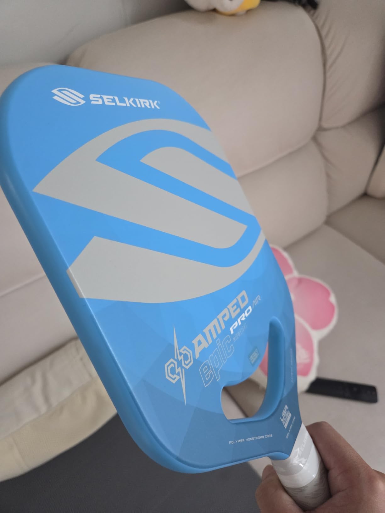 Selkirk Sport Amped Pickleball Paddles | Fiberglass | Polypropylene X5 Core | All-court pickleball racket with power and spin for all skill levels customer photo 1