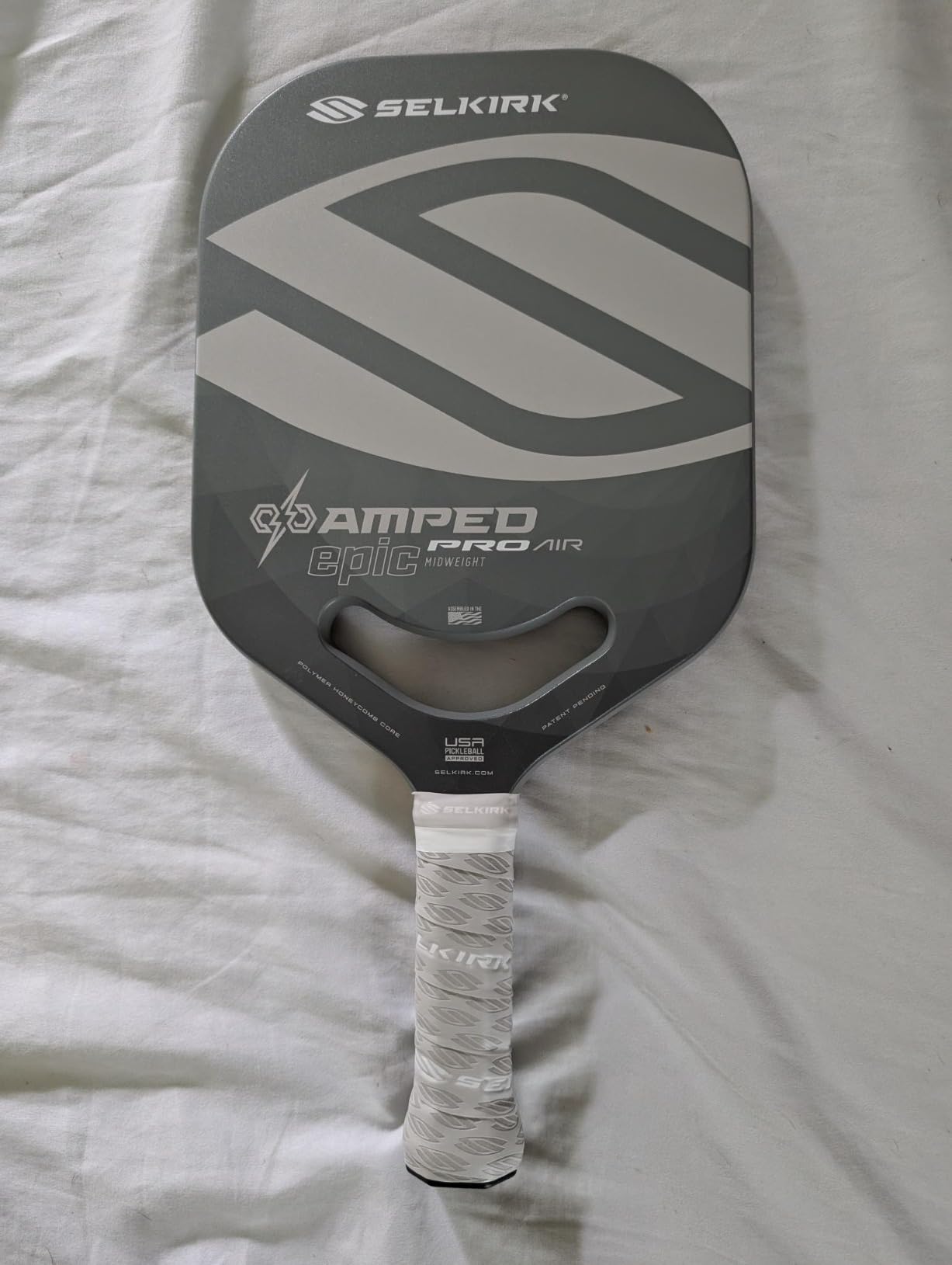 Selkirk Sport Amped Pickleball Paddles | Fiberglass | Polypropylene X5 Core | All-court pickleball racket with power and spin for all skill levels customer photo 2
