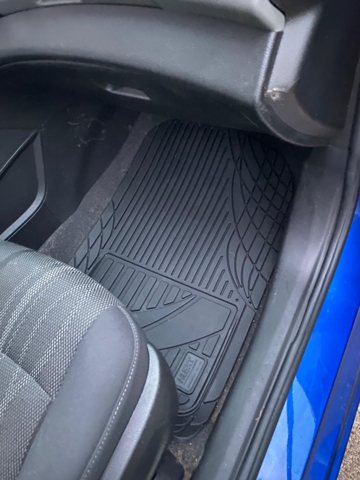 Husky Liners Uni-Fit | Universal Automotive Floor Mats | All Weather Protection for Cars, Trucks, Vans, SUV's | Easy Trim-to-Fit, Black, 4 pcs. - 51509 customer photo 2