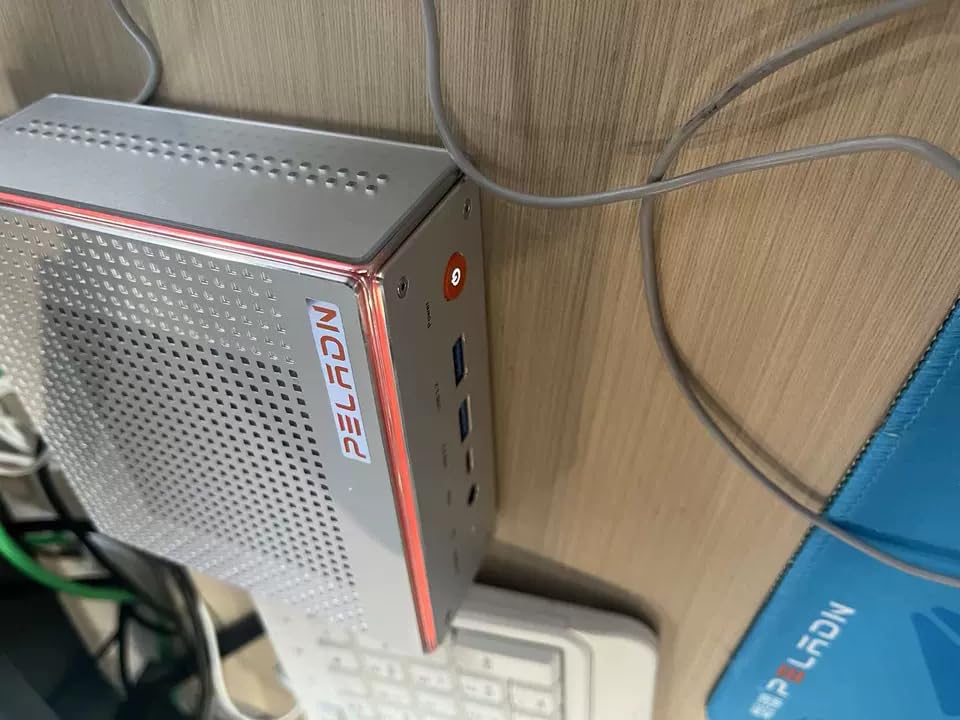 PELADN Mini PC AMD Ryzen 5 7640HS, 16GB DDR5 1TB PCIe 3.0 SSD, Quad 4K Display, USB4, WiFi 6, Dual LAN, Mini Computer for 1080p Gaming, Home Office, Coding, Plex Server, OpenClaw customer photo 1