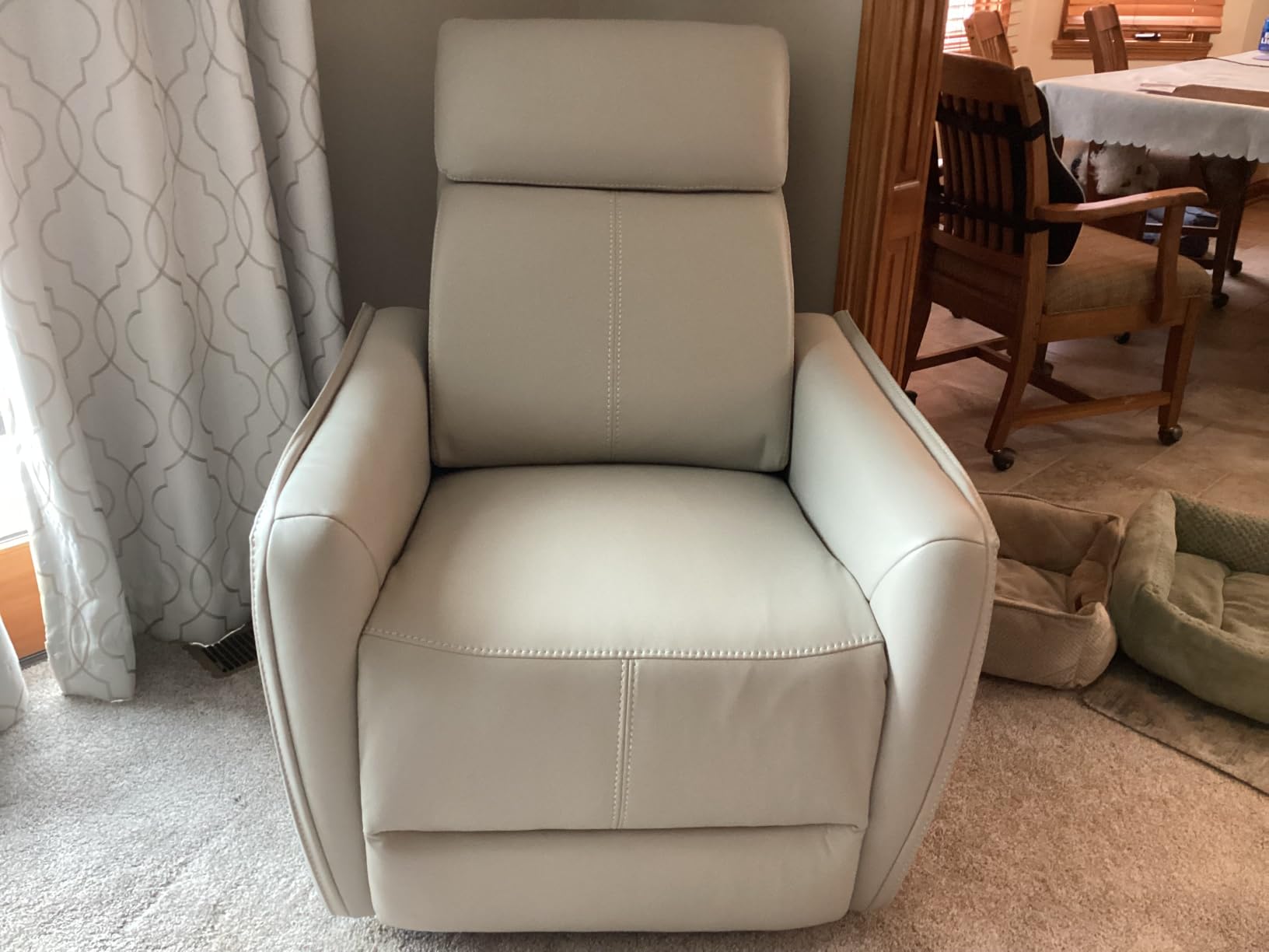 Bonzy Home Power Swivel Rocker Recliner Chair with USB Port, 23.2