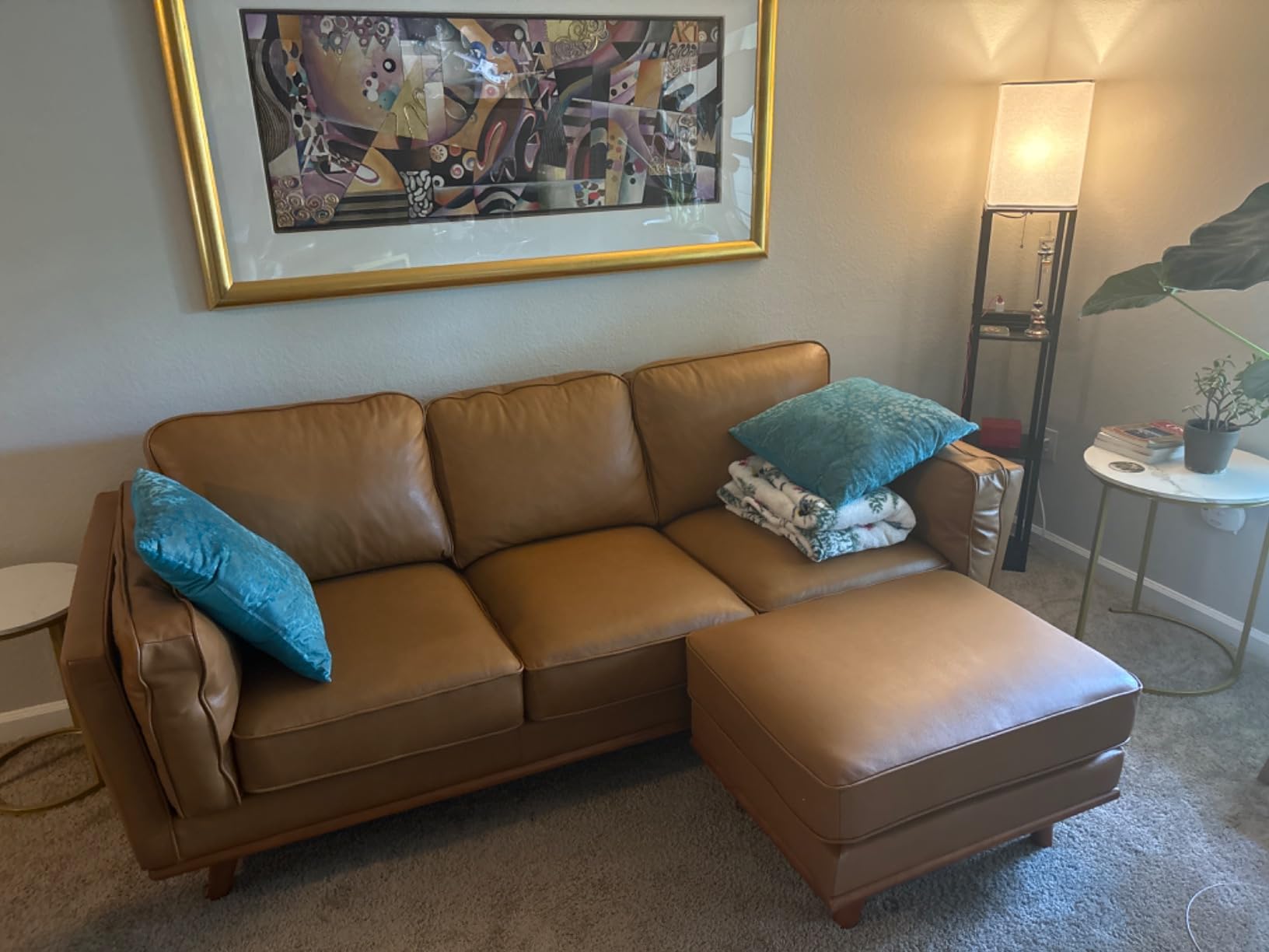 Valencia Artisan Ottoman Italian Nappa 11000 Top Grain Leather, Perfect Balance of Support and Comfort, Clean Lines, Sleek Finishes, and Thoughtfully Curated Details customer photo 1