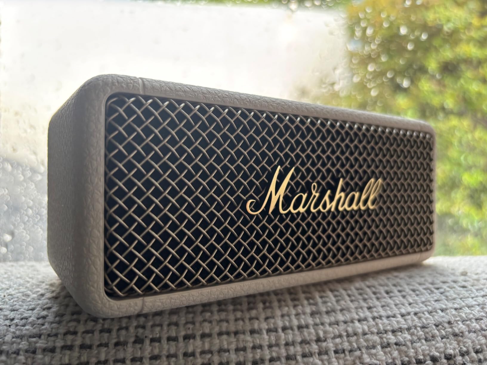 Marshall Emberton II Portable Bluetooth Speaker - Rugged Waterproof/Dust-Proof Design | Loud Stereo Sound, Deep Bass | Compact and Wireless for Travel and Outdoors - Black and Steel customer photo 2