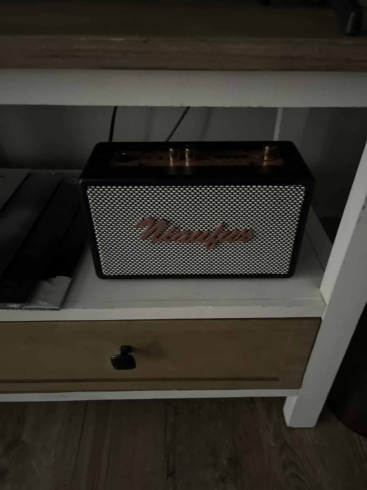 Karaoke Machine, Retro-Design Speaker with 2 Wireless Microphones for Adults & Kids, Portable Karaoke System for Home Party, Bluetooth/AUX/USB/TF/TWS Support, Gifts for Women & Girls customer photo 2