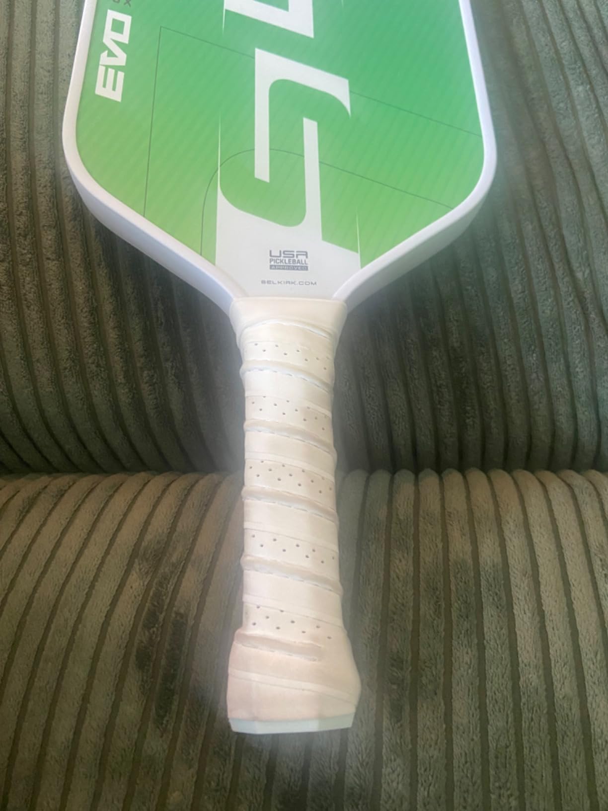 Selkirk Sport SLK Evo Carbon Fiber Pickleball Paddles | Control & Power | A pickle ball paddle with a SpinFlex spin surface and Ultra Comfort Grip, in Max or XL shape customer photo 2