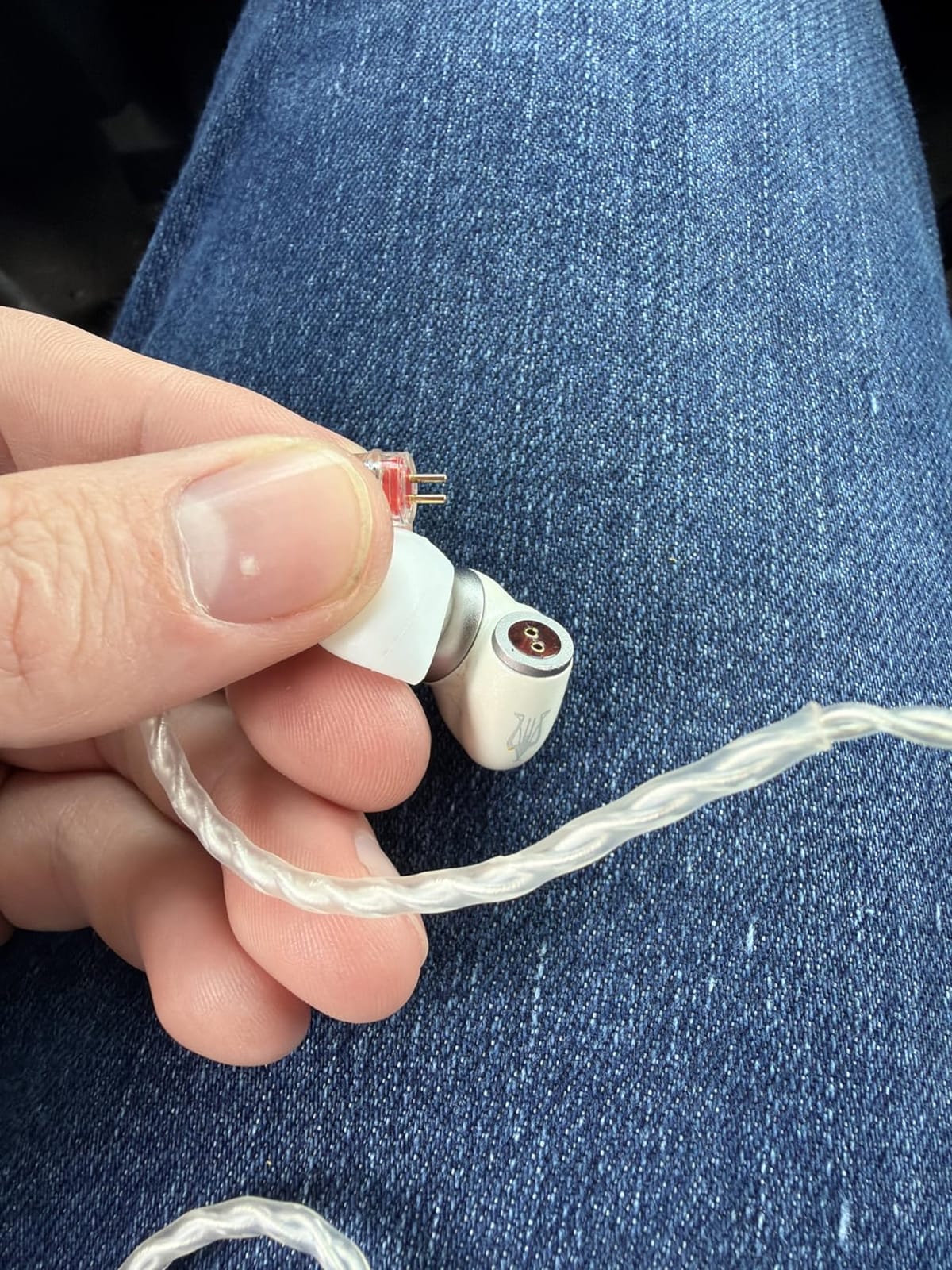 MEZE AUDIO ALBA | Wired Earbuds in-Ear Monitor Headphones for Audiophiles | USB-C Adapter Included | Smartphone Compatible | Noise Isolating | Ergonomic Metal Chassis customer photo 2