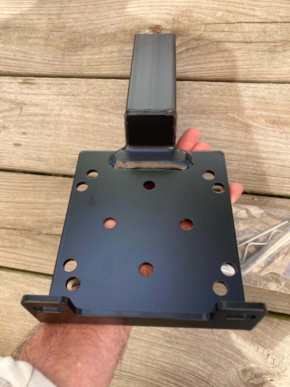 Nilight Universal Winch Bracket with 2''Receiver Hitch 3600lbs Capacity | Winch Mounting Heavy Duty Steel for ATV UTV SUV Truck Pickup Lawn Garden Equipment customer photo 1