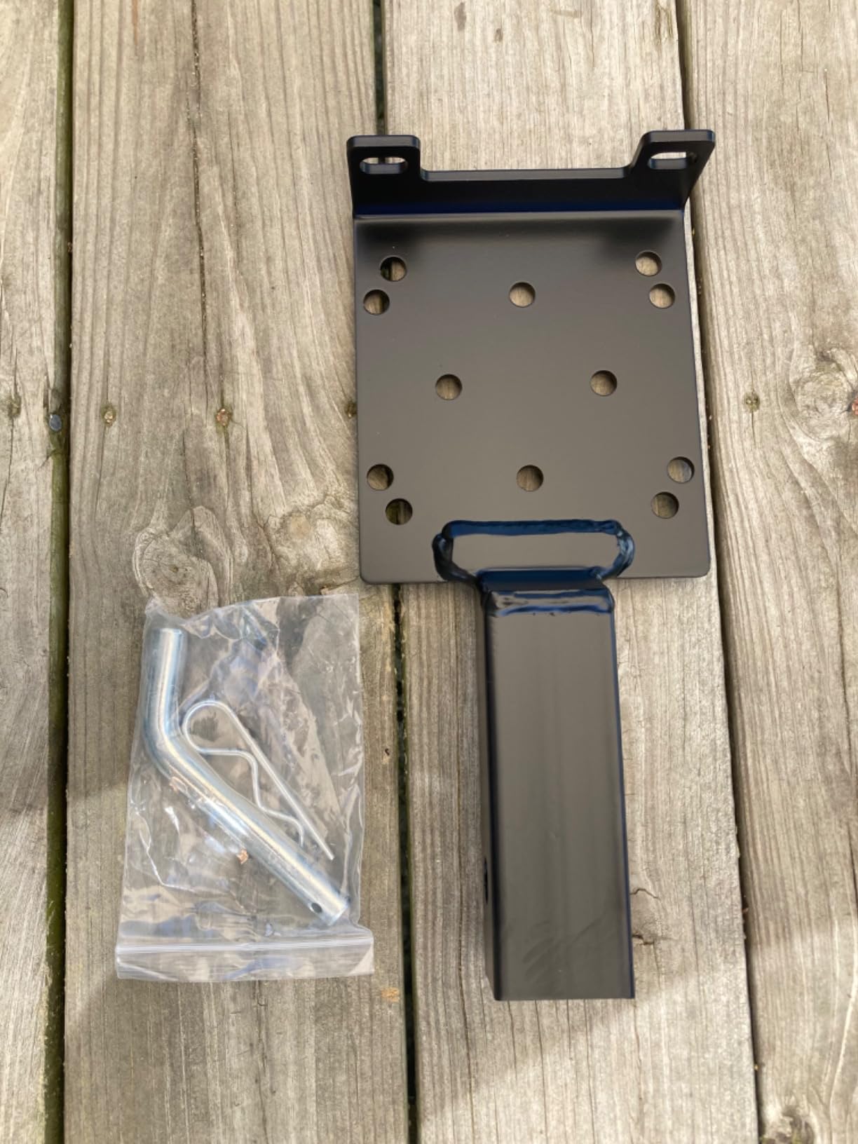 Nilight Universal Winch Bracket with 2''Receiver Hitch 3600lbs Capacity | Winch Mounting Heavy Duty Steel for ATV UTV SUV Truck Pickup Lawn Garden Equipment customer photo 2