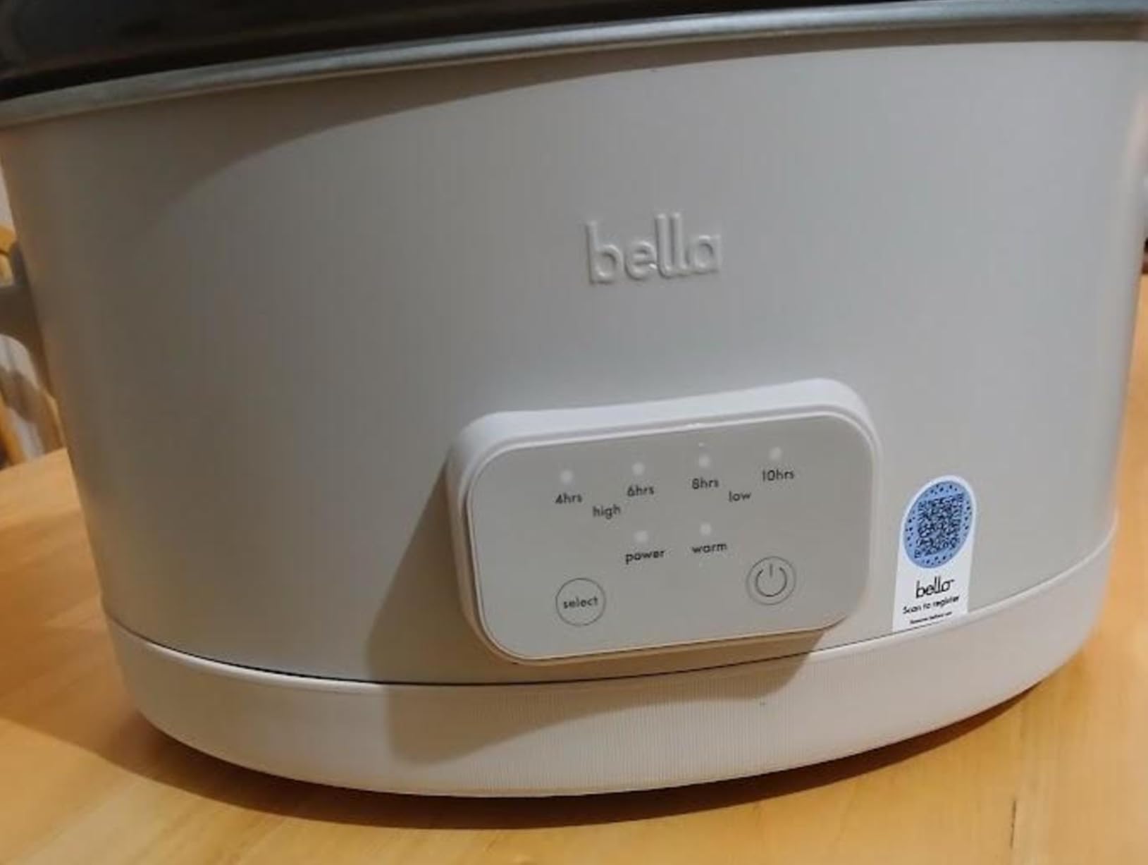 bella SAVOR 6qt Programmable Non-Toxic Slow Cooker, Oatmilk customer photo 1