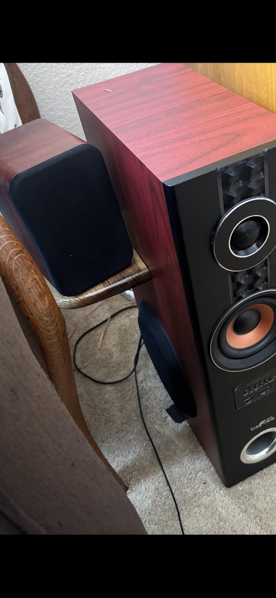 RIOWOIS Powered Bookshelf Speakers, Desktop Speakers for Record Player | 40W, 2.75
