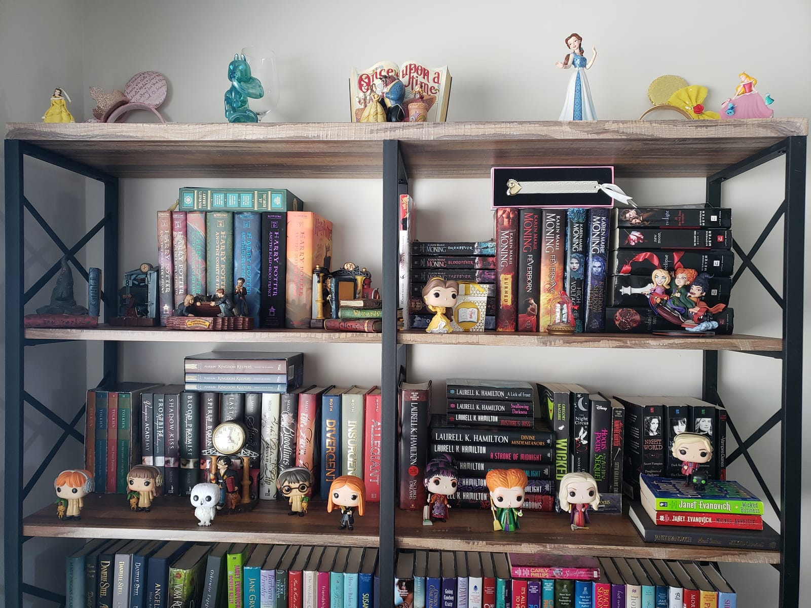 IRONCK Bookshelf Double Wide 6-Tier 76