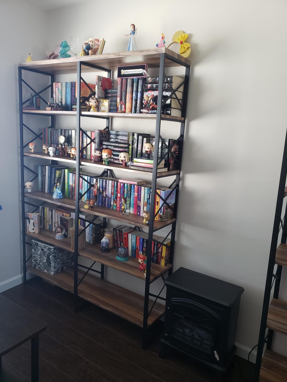 IRONCK Bookshelf Double Wide 6-Tier 76