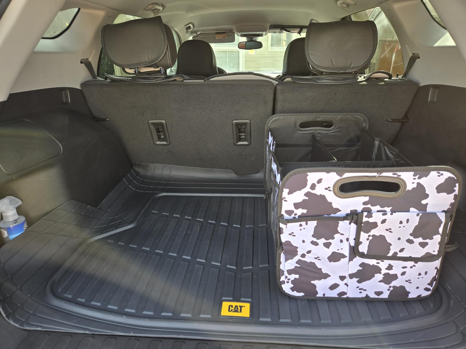 Femuar Car Trunk Organizer with Large Capacity Waterproof Car Accessories for Women & Men, Collapsible Trunk Organizer for Suv/Jeep/Sedan,Tools (Black, Standard) customer photo 2
