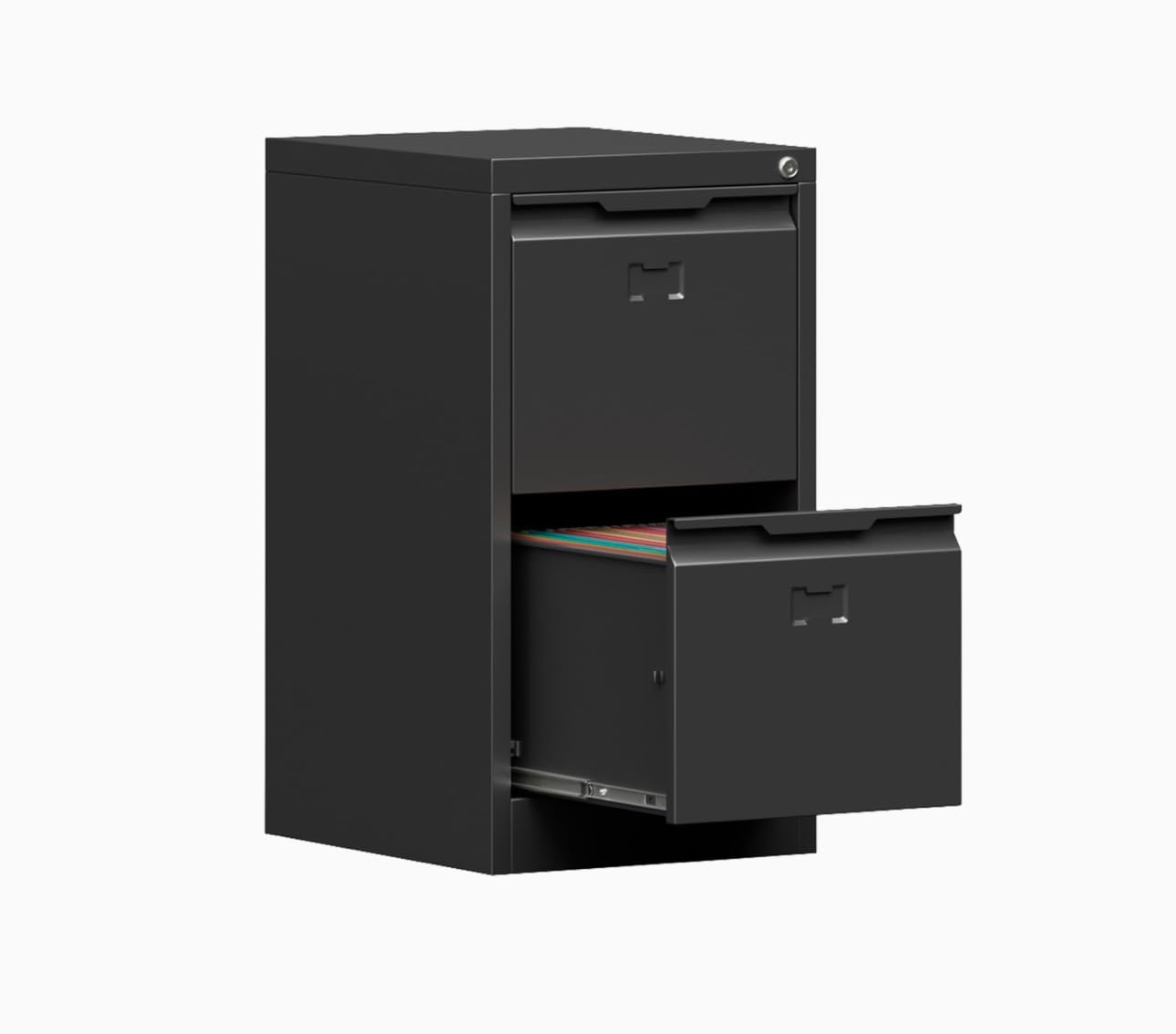 Metal Steel Filling Cabinets for Home Office - 4 Drawer Lockable Lateral File Cabinet for Hanging Files Letter/Legal/F4/A4 Size, Assembly Required - White customer photo 1
