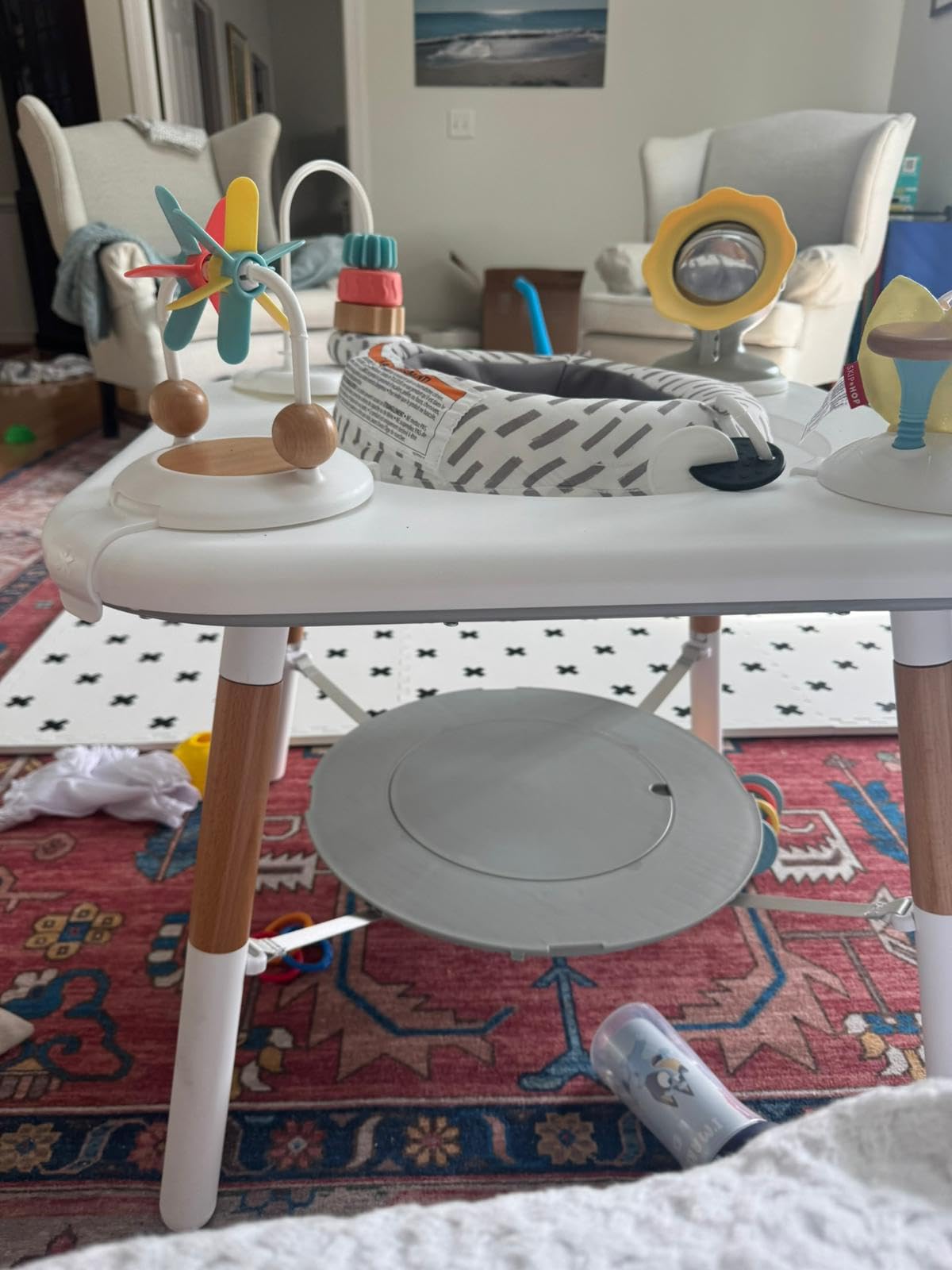 Skip Hop Discoverosity Montessori-Inspired 3-Stage Activity Center & Play Table for Baby Ages 4m+, Includes Mirror, Rattles, Teethers customer photo 1