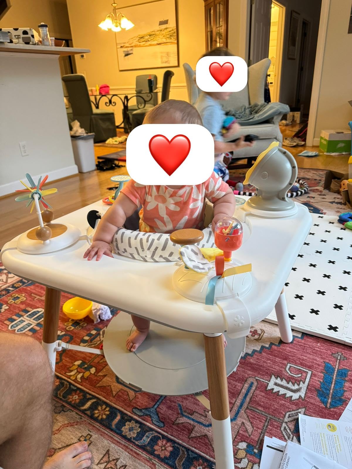 Skip Hop Discoverosity Montessori-Inspired 3-Stage Activity Center & Play Table for Baby Ages 4m+, Includes Mirror, Rattles, Teethers customer photo 2