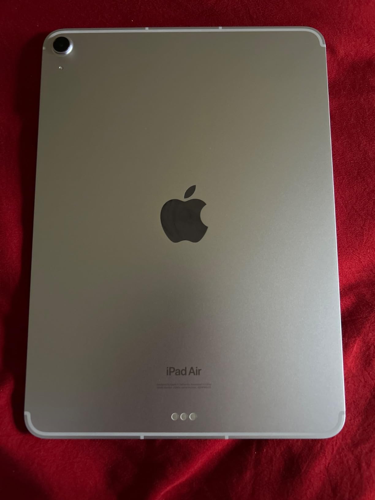 Apple iPad Air 11-inch (M2): Built for Apple Intelligence, Liquid Retina Display, 512GB, 12MP Front/Back Camera, Wi-Fi 6E + 5G Cellular, Touch ID, All-Day Battery Life - Space Gray customer photo 2