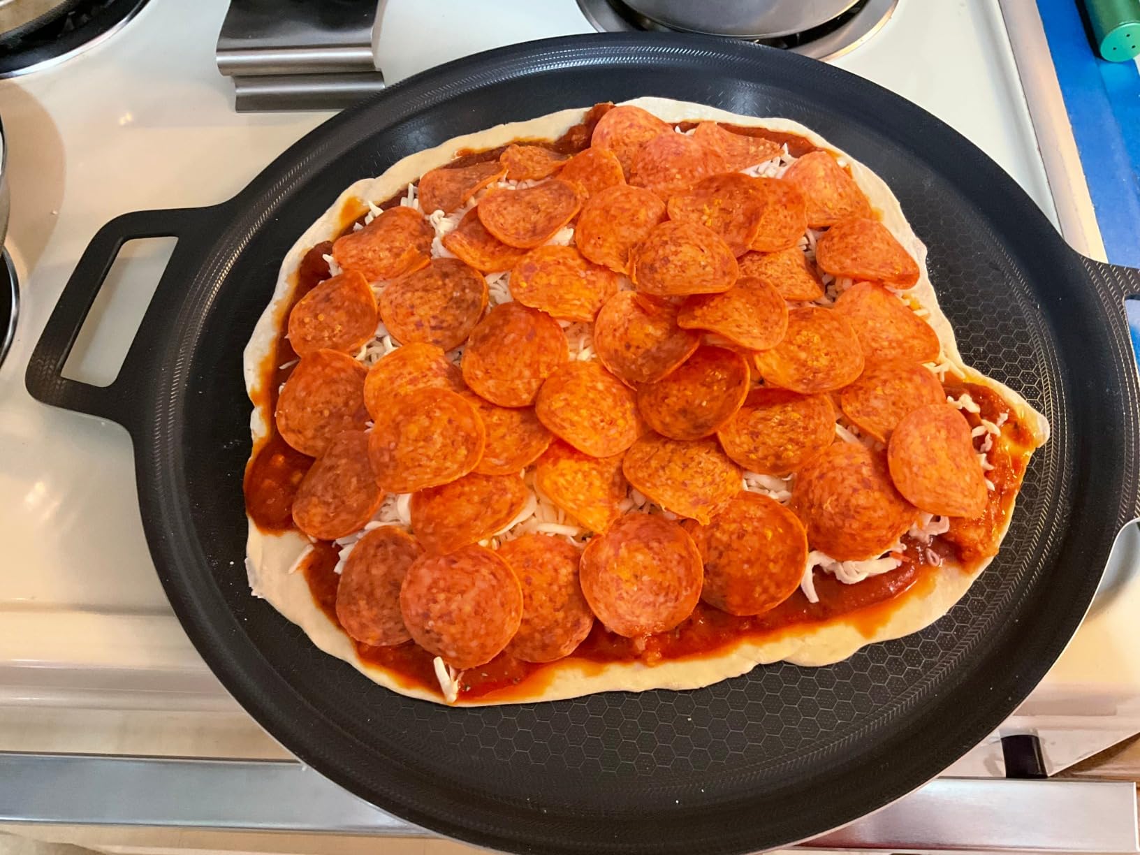 HexClad Hybrid Nonstick Pizza Steel for Pizzas Up to 14