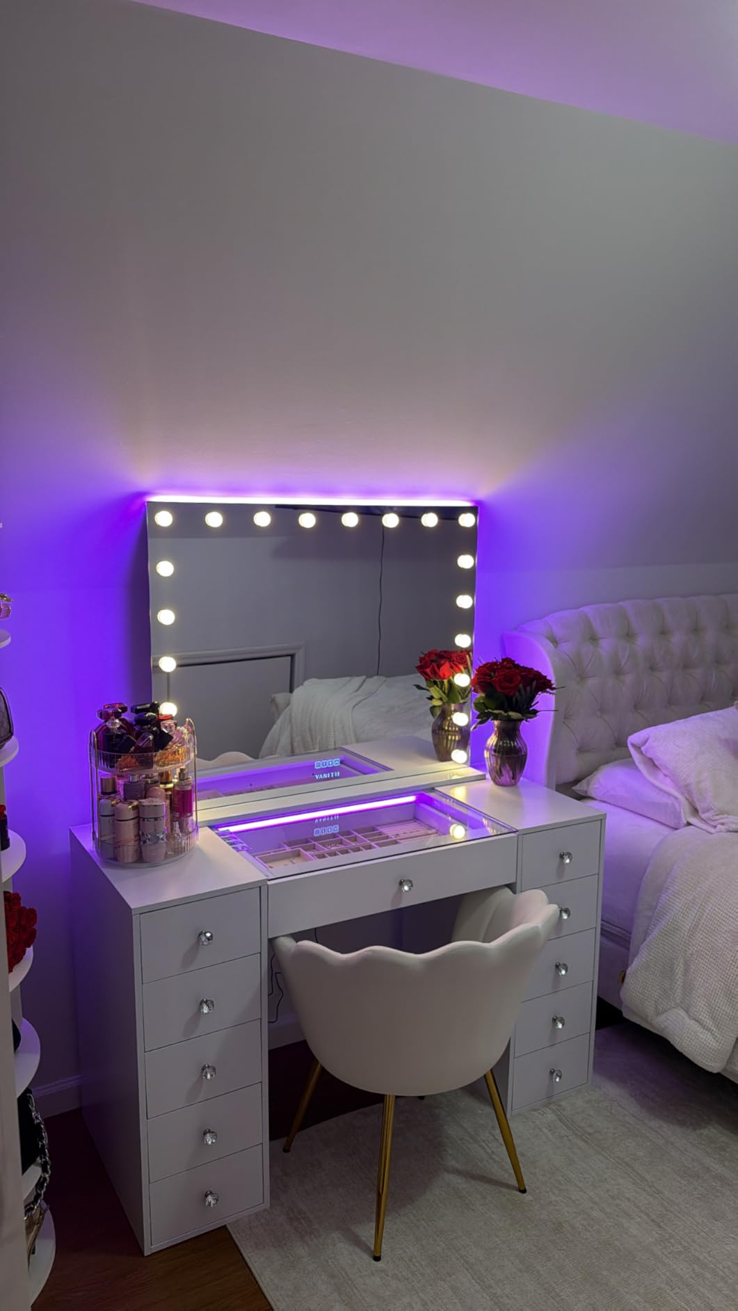 VANITII Large Vanity Mirror with RGB Lights 40