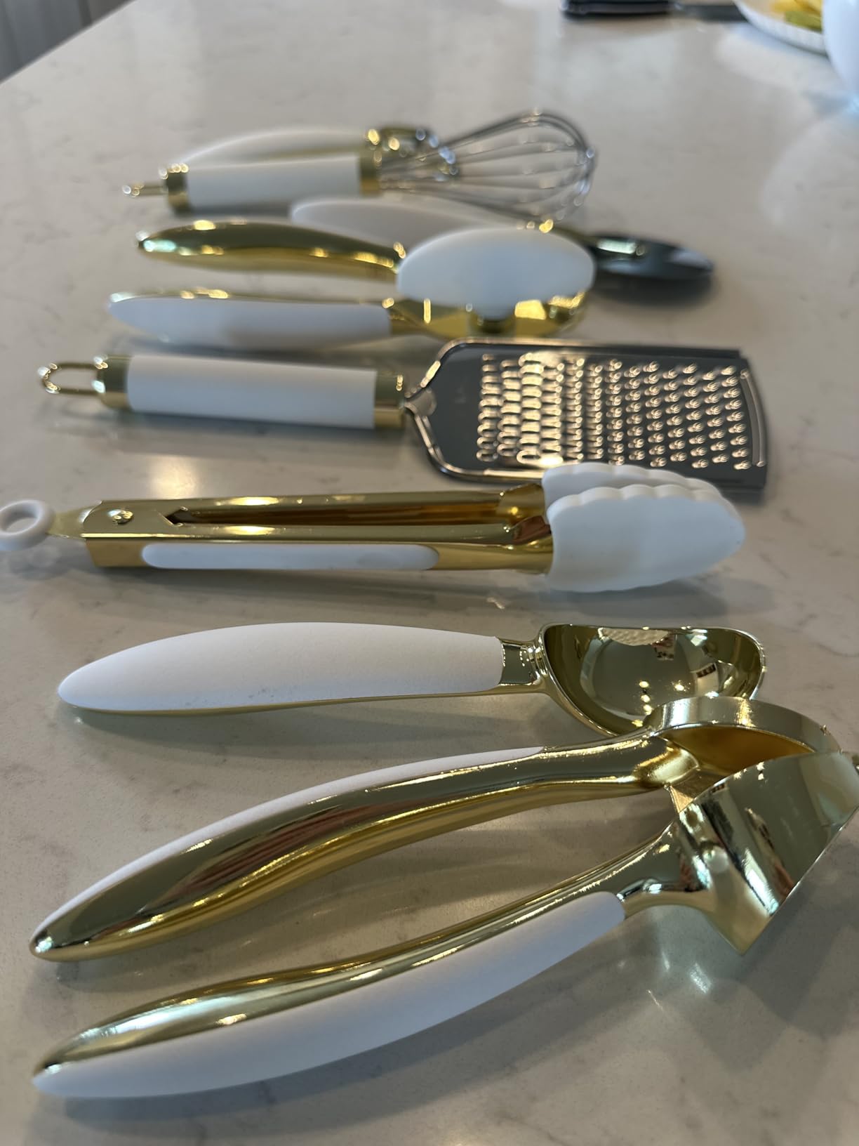 Styled Settings Black and Gold Kitchen Utensils Set, 23-Piece, Stainless Steel, Silicone, 23-Piece Kitchen Accessories Includes Gold Measuring Cups, Spoons, Cooking, and Kitchen Decor customer photo 1