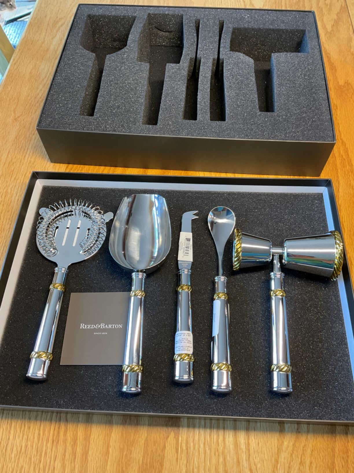 Reed and Barton 896529 Roseland 5-Piece Bar Tool Set customer photo 2