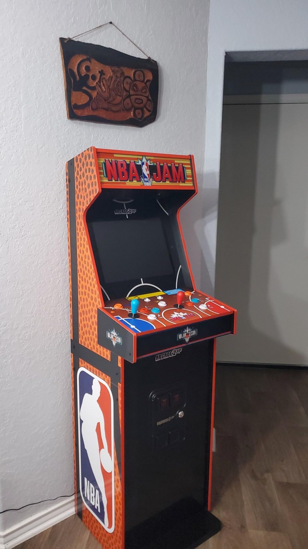 Arcade1Up NBA JAM Deluxe 2-Player Home Arcade Machine, Over 5-Foot Cabinet with Online Multiplayer, Light-Up Marquee, and 3 Classic Basketball Games customer photo 1