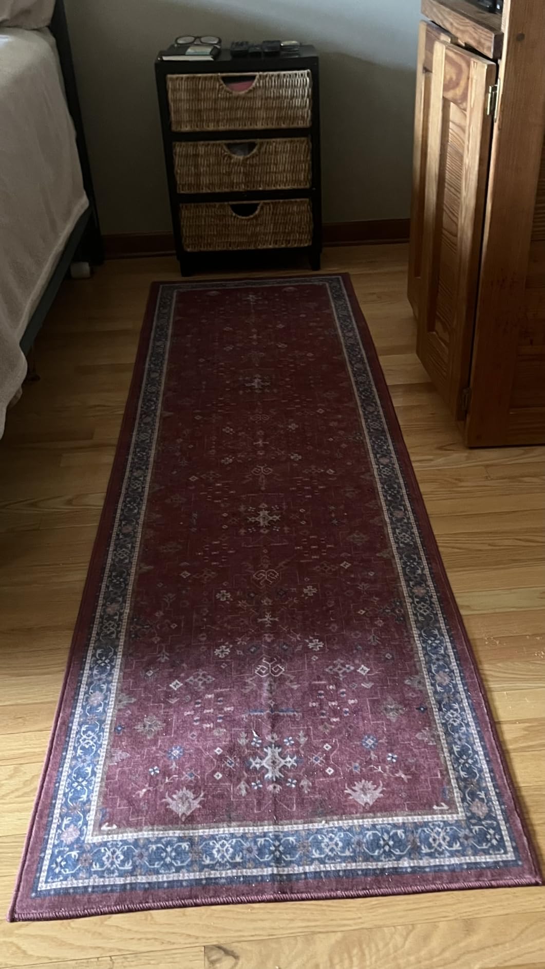Black Boho Rug for Living Room 9x12 - Washable Dining Room Rugs for Under Table, Vintage Soft Low Pile Carpet for Bedroom, Non-Slip Farmhouse Bohemian Large Tumble Rug for High Traffic Area customer photo 1
