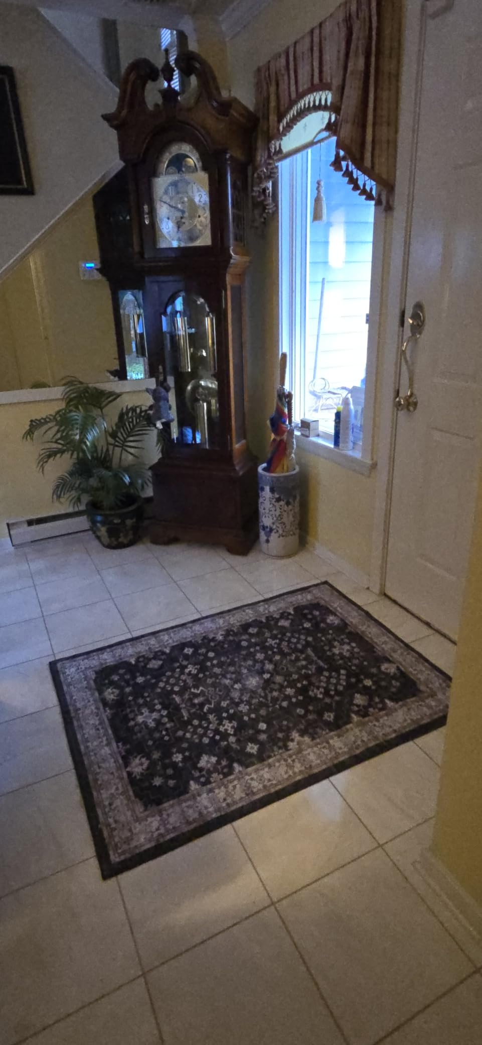 Black Boho Rug for Living Room 9x12 - Washable Dining Room Rugs for Under Table, Vintage Soft Low Pile Carpet for Bedroom, Non-Slip Farmhouse Bohemian Large Tumble Rug for High Traffic Area customer photo 2
